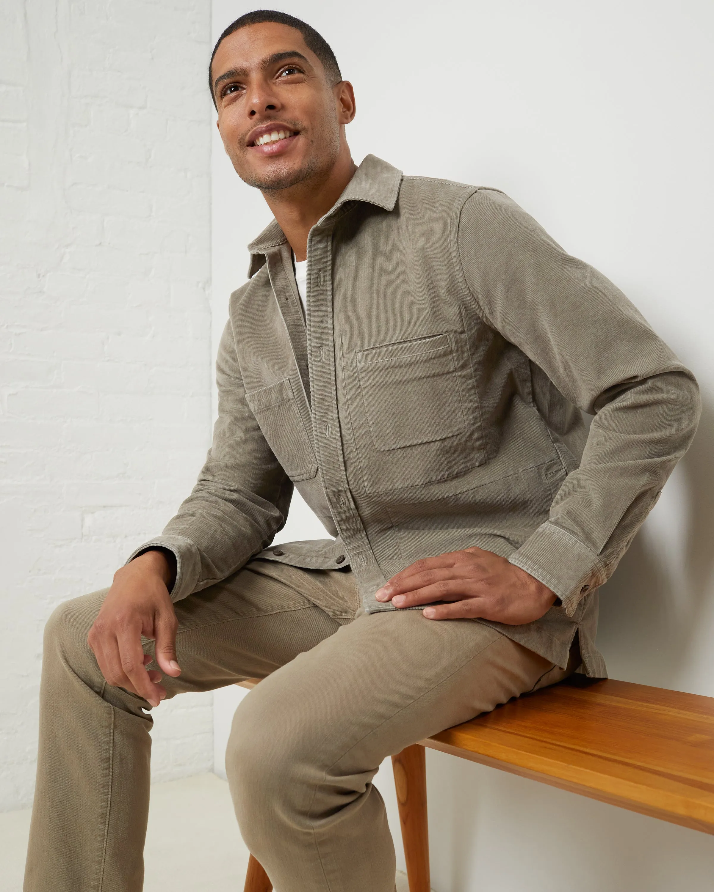 Super-Soft Cord Button-Down sold by UpWest