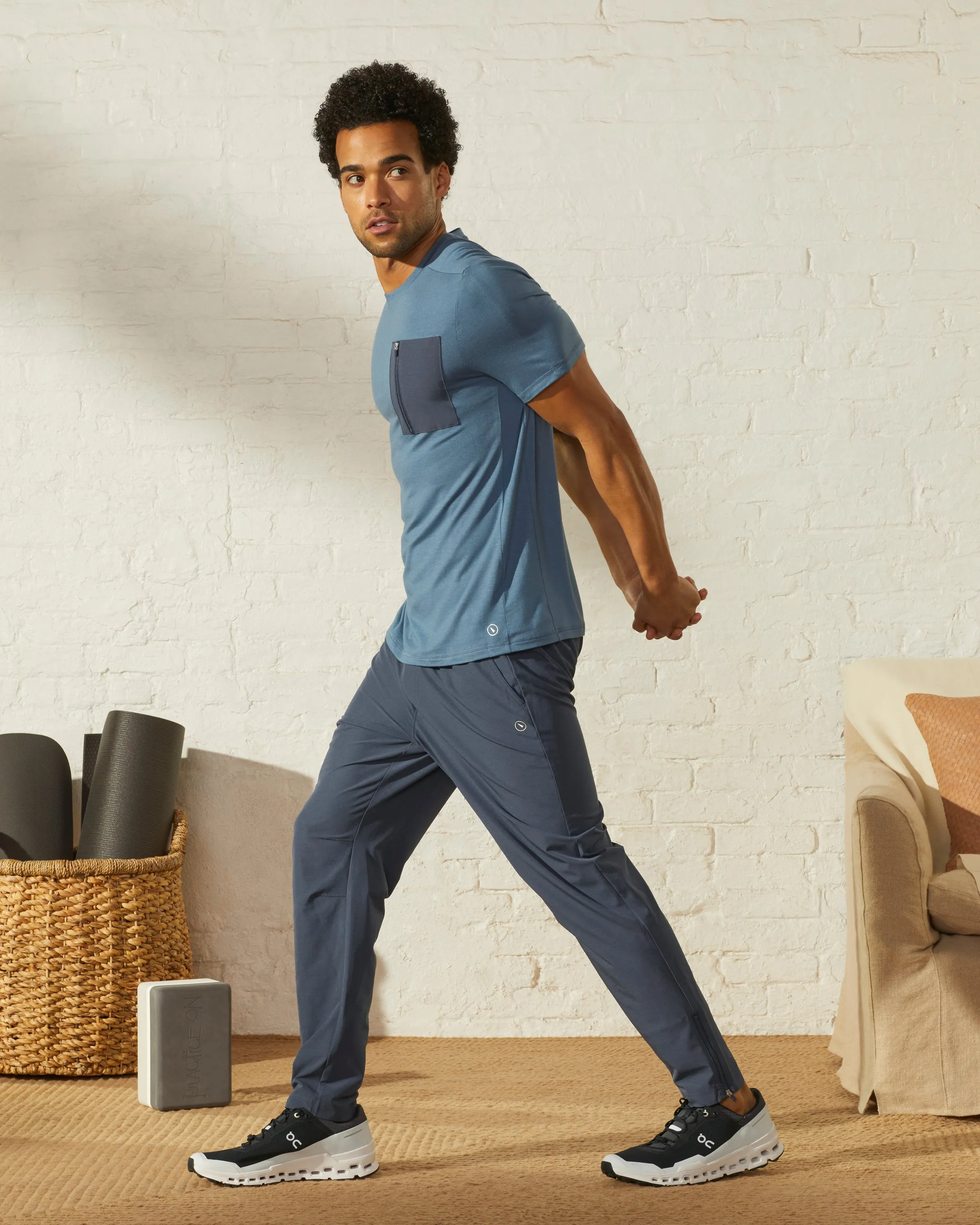 GO UpWest Wicking Colorblock Tee sold by UpWest product image thumbnail 2