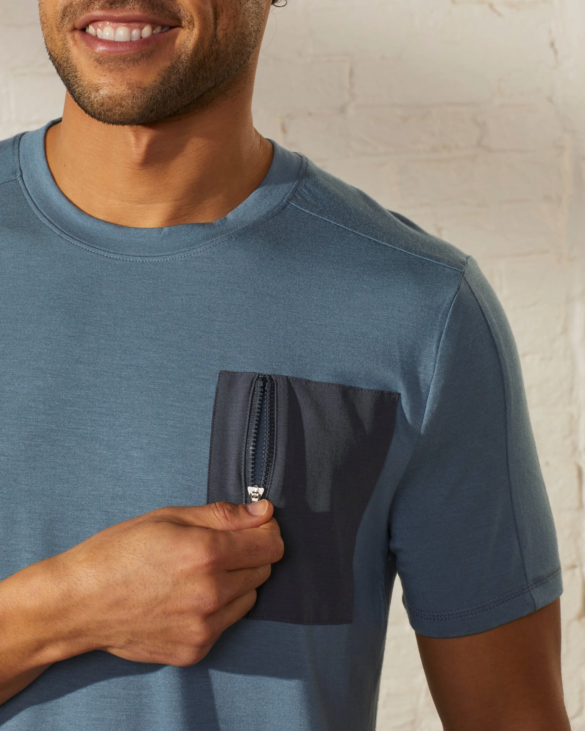 GO UpWest Wicking Colorblock Tee sold by UpWest product image thumbnail 3