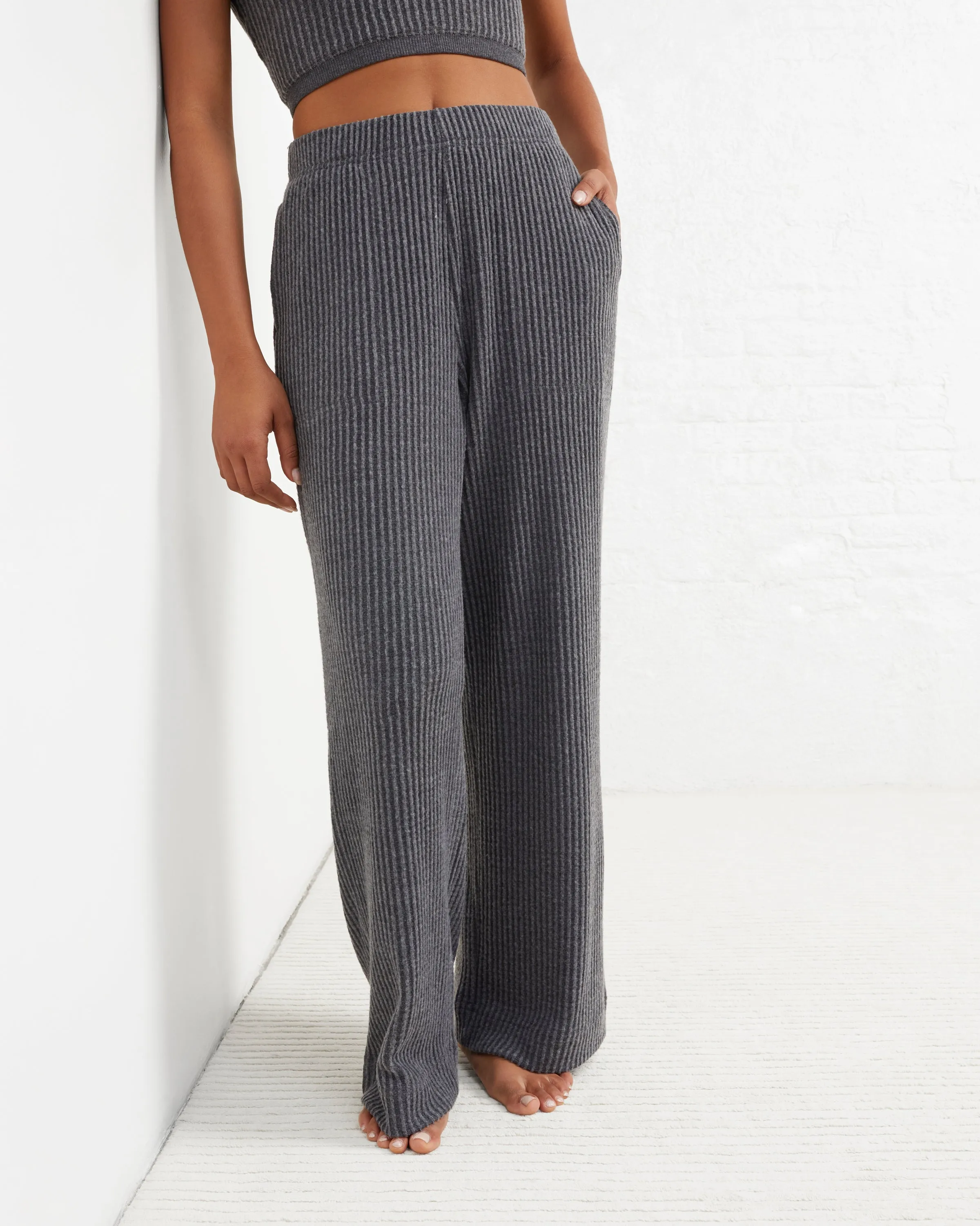 Cozy Up Waffle Wide-Leg Pant sold by UpWest product image thumbnail 2