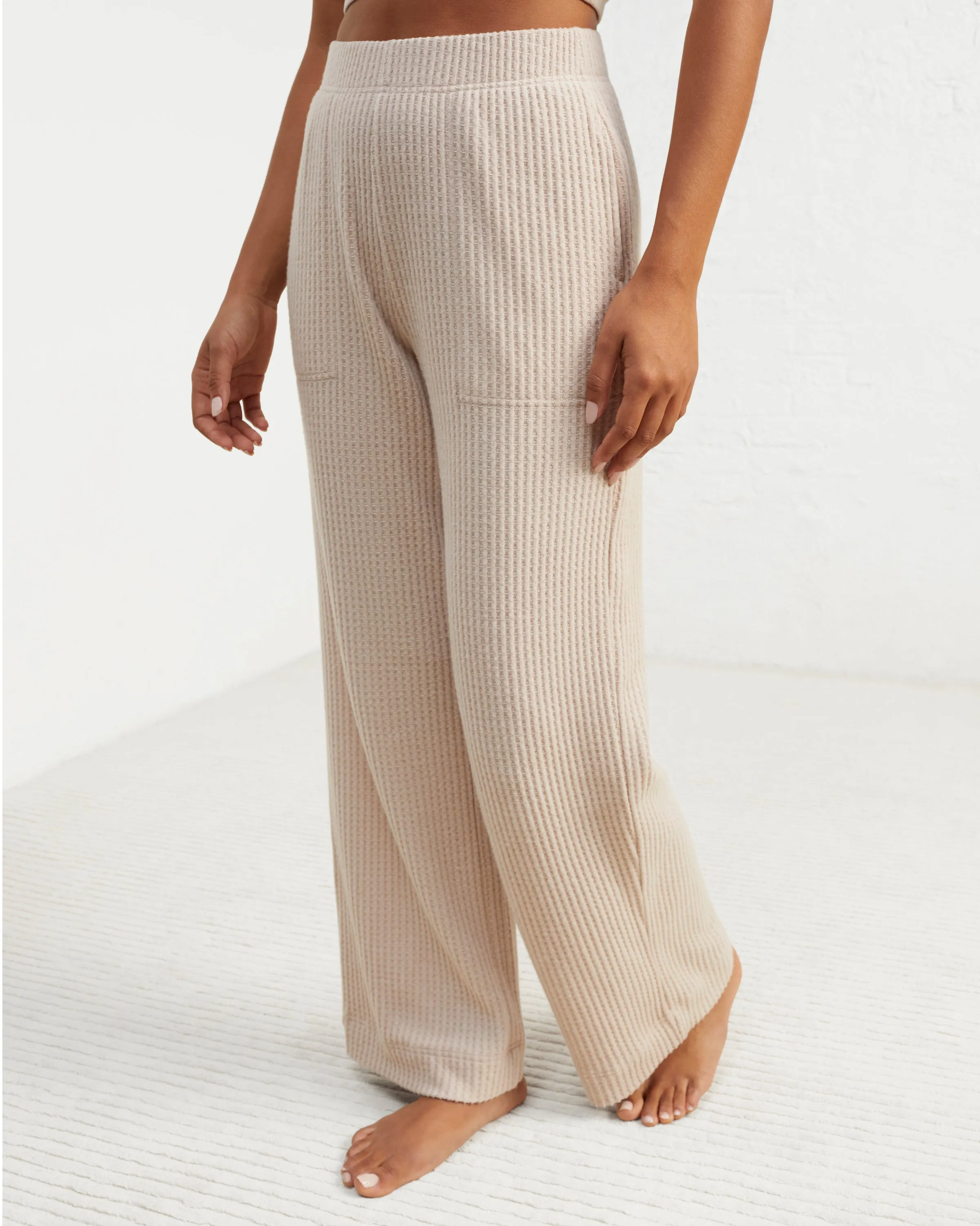 Cozy Up Waffle Wide-Leg Pant sold by UpWest product image thumbnail 4