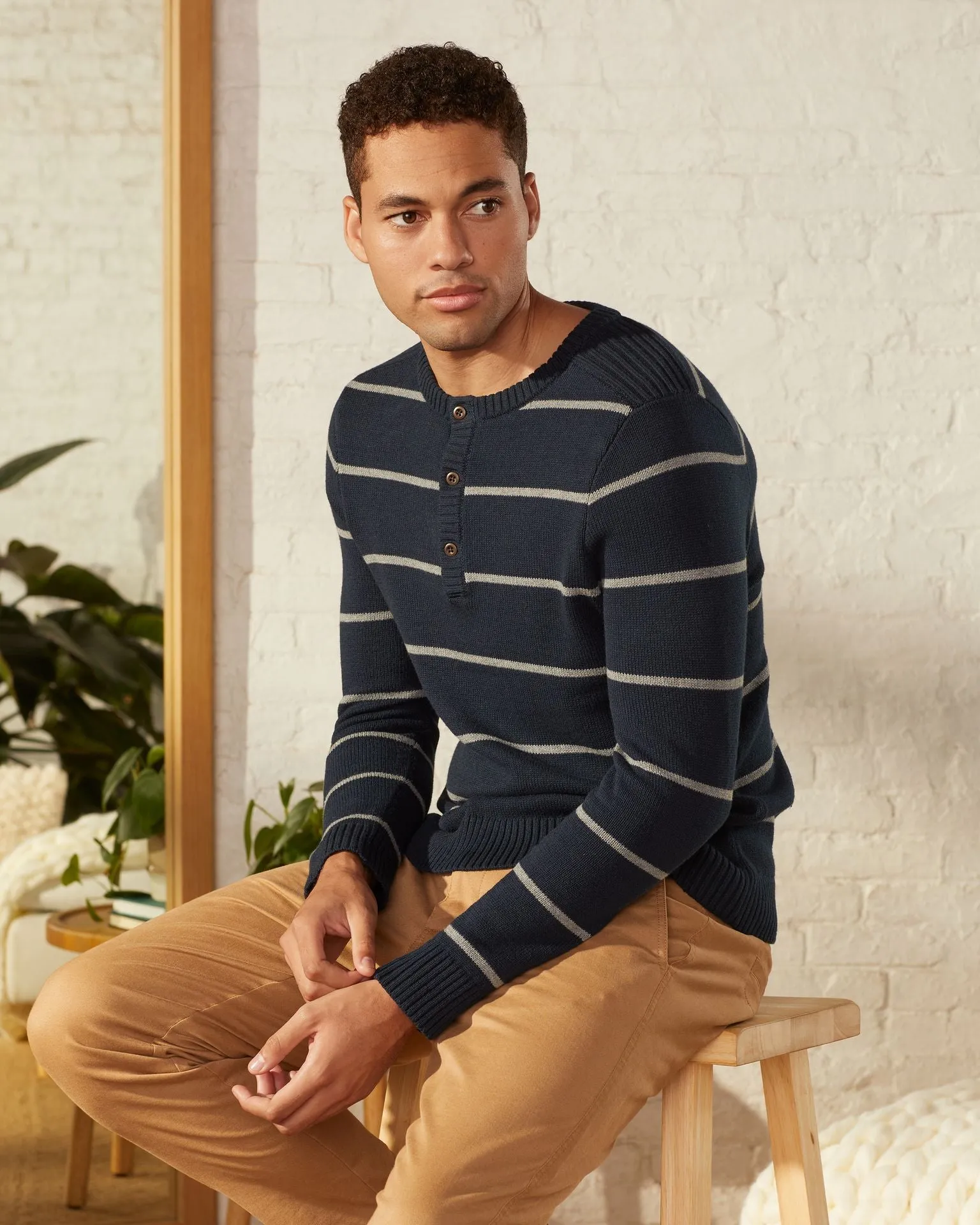 Henley Sweater sold by UpWest product image thumbnail 3