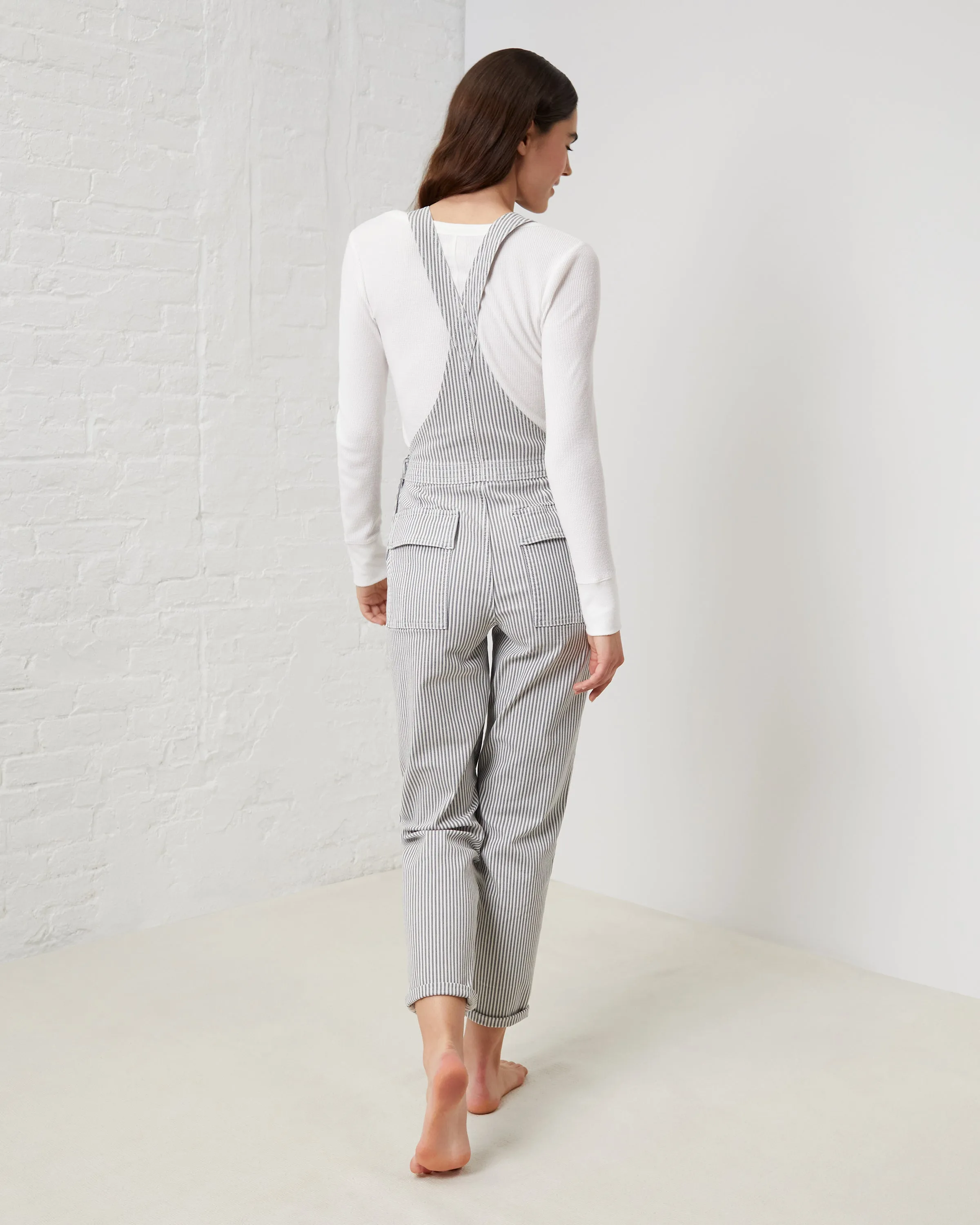 Railroad Stripe Denim Overall sold by UpWest product image thumbnail 2