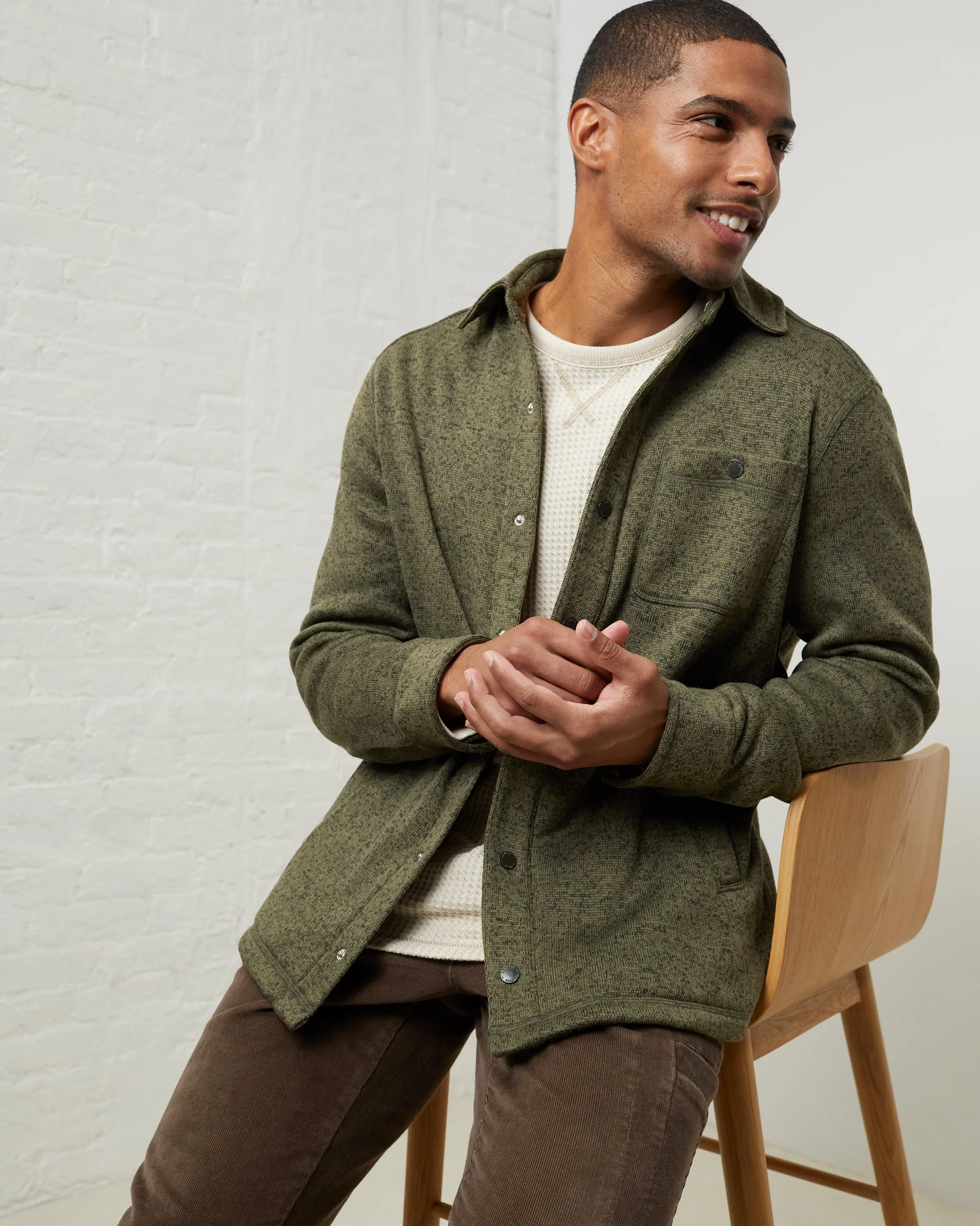 Easy Sweater Shacket sold by UpWest