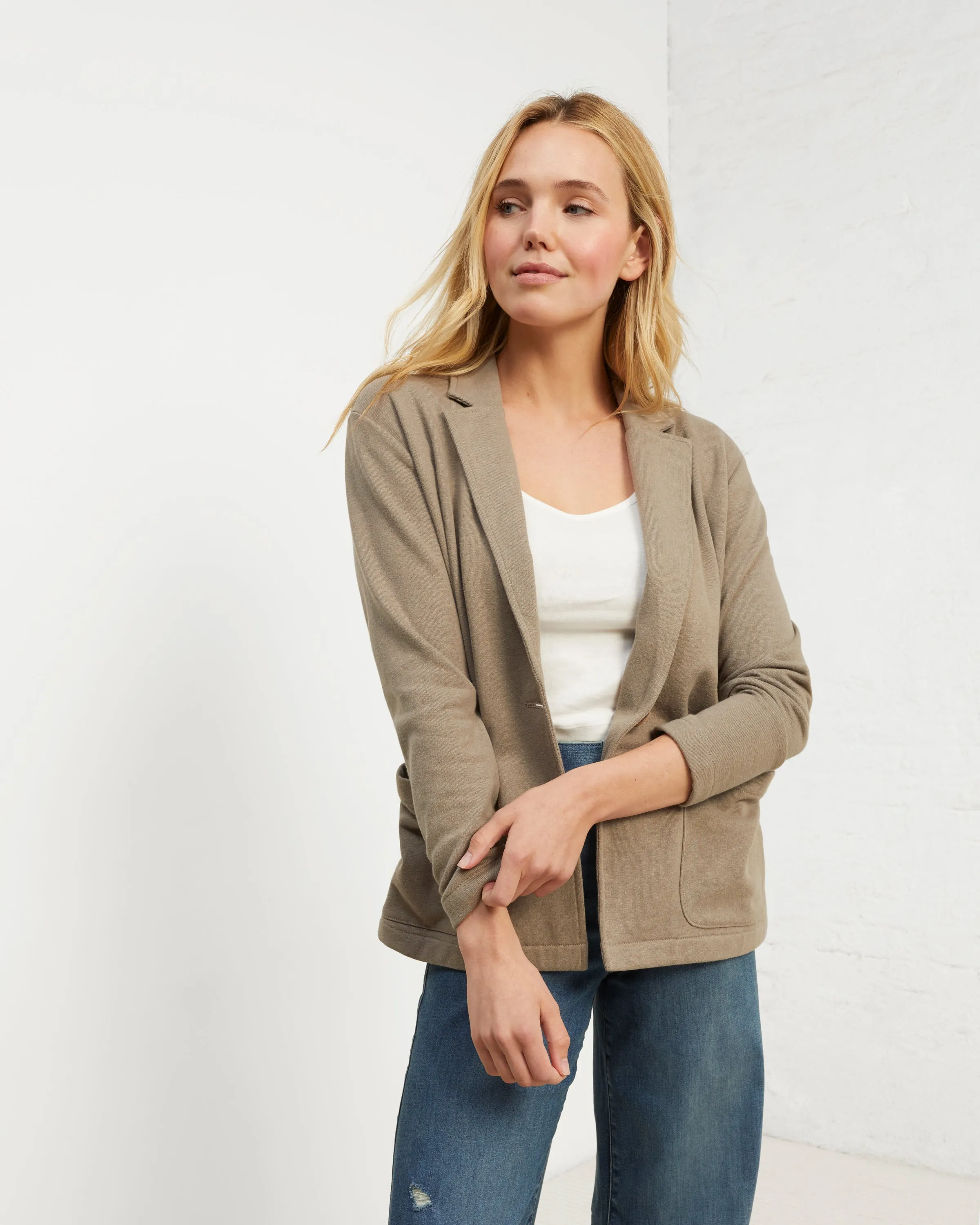 Hemp Fleece Sweatshirt Blazer sold by UpWest product image thumbnail 4