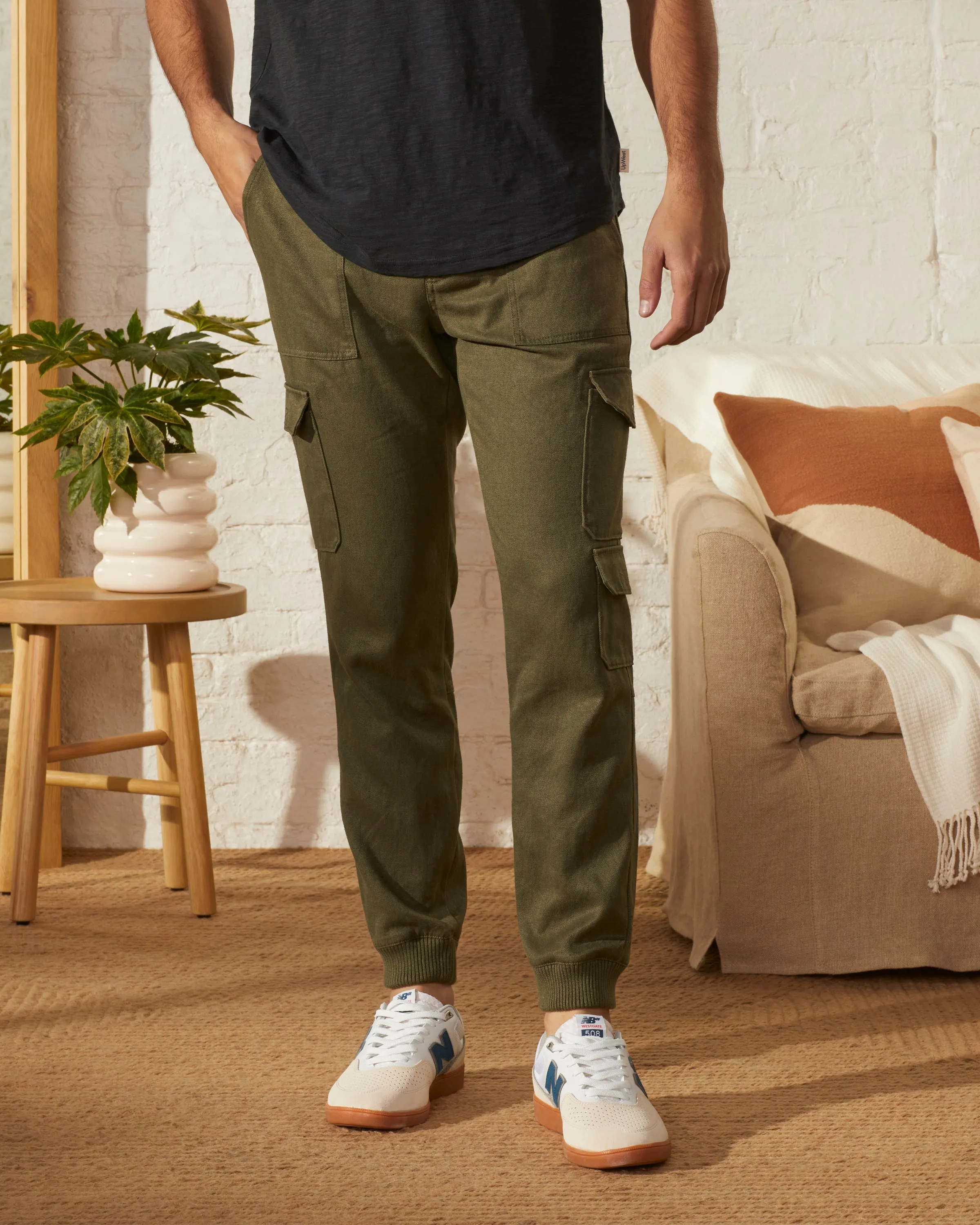 Hemp Utility Cargo Pant sold by UpWest