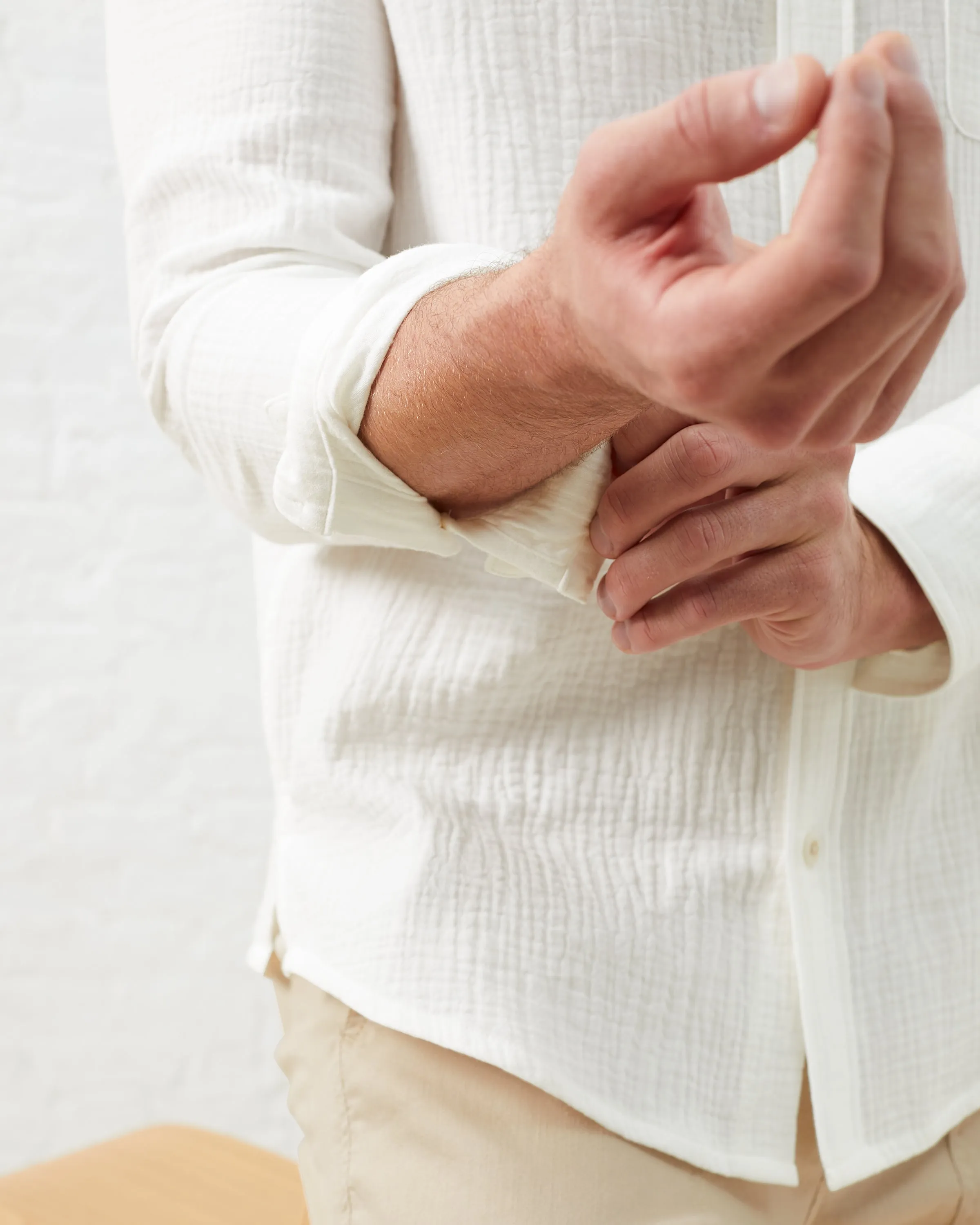 Coastal Cotton Button-Down Shirt sold by UpWest product image thumbnail 3