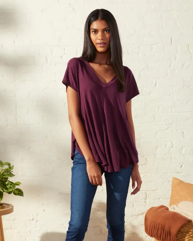 Lightweight V-Neck Top sold by UpWest