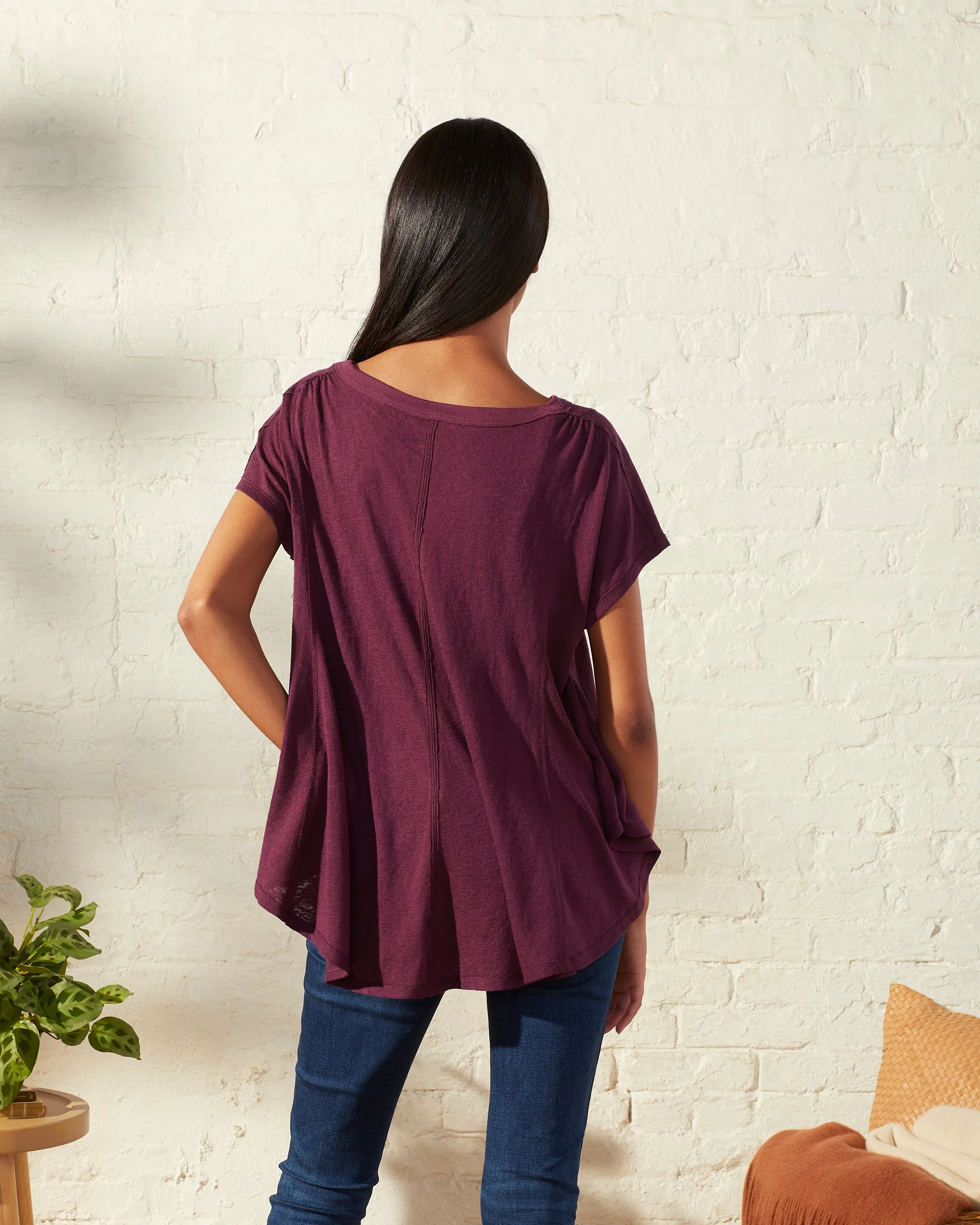 Lightweight V-Neck Top sold by UpWest product image thumbnail 4