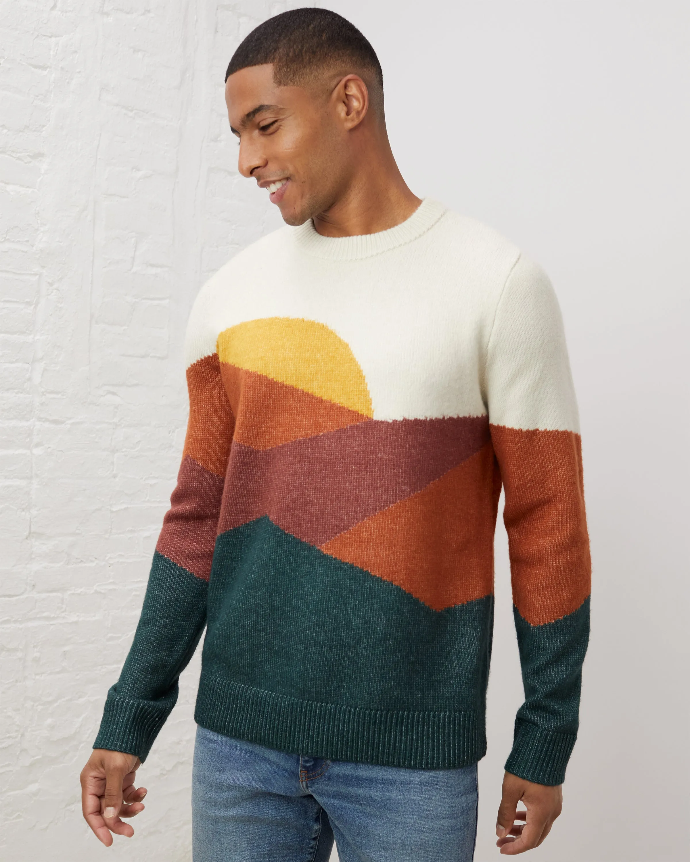 Scenic Crewneck Sweater sold by UpWest