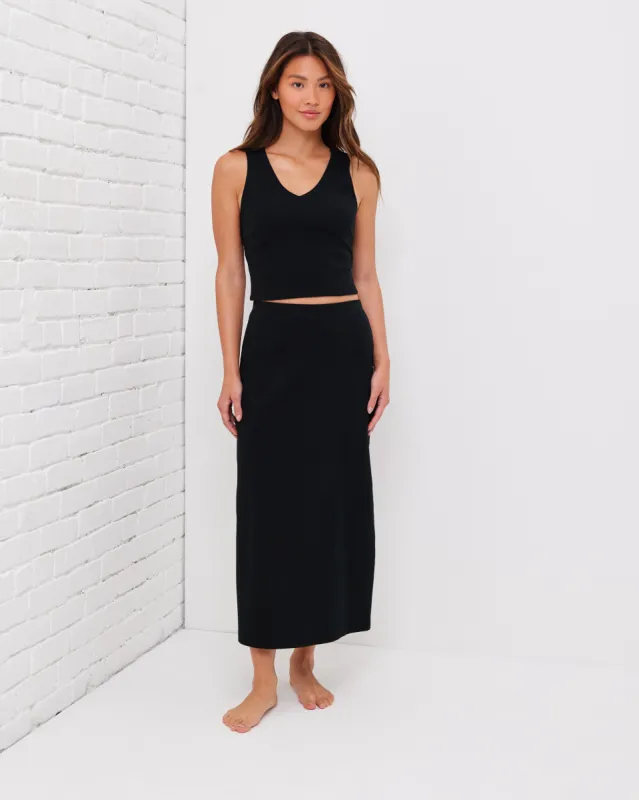 Stretch Cotton Rib Tank sold by UpWest