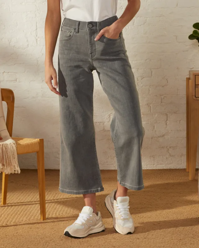 All-Day Cropped Wide-Leg Denim sold by UpWest