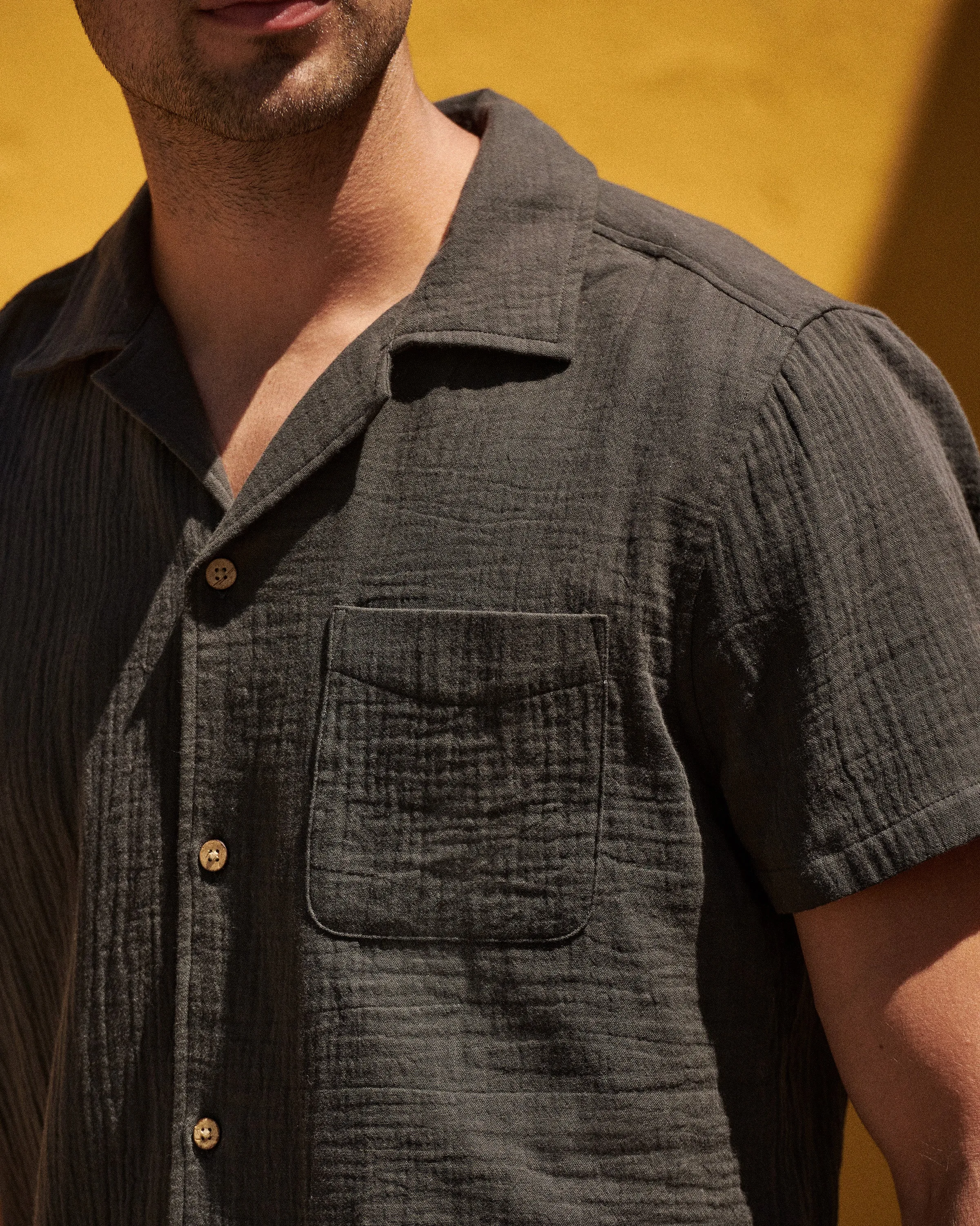 Coastal Cotton Camp Collar Shirt sold by UpWest product image thumbnail 2