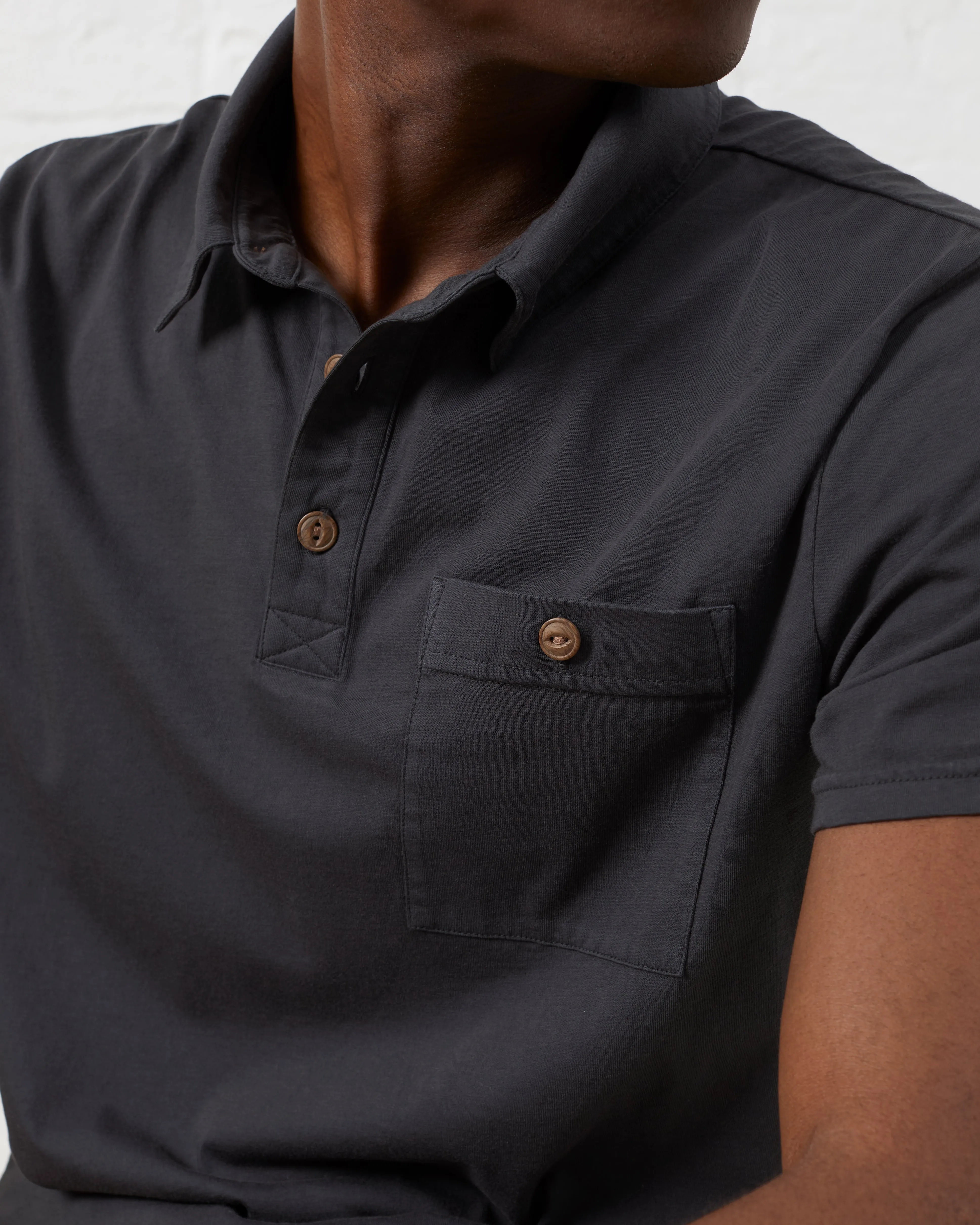 Clean Cotton Jersey Polo sold by UpWest product image thumbnail 2