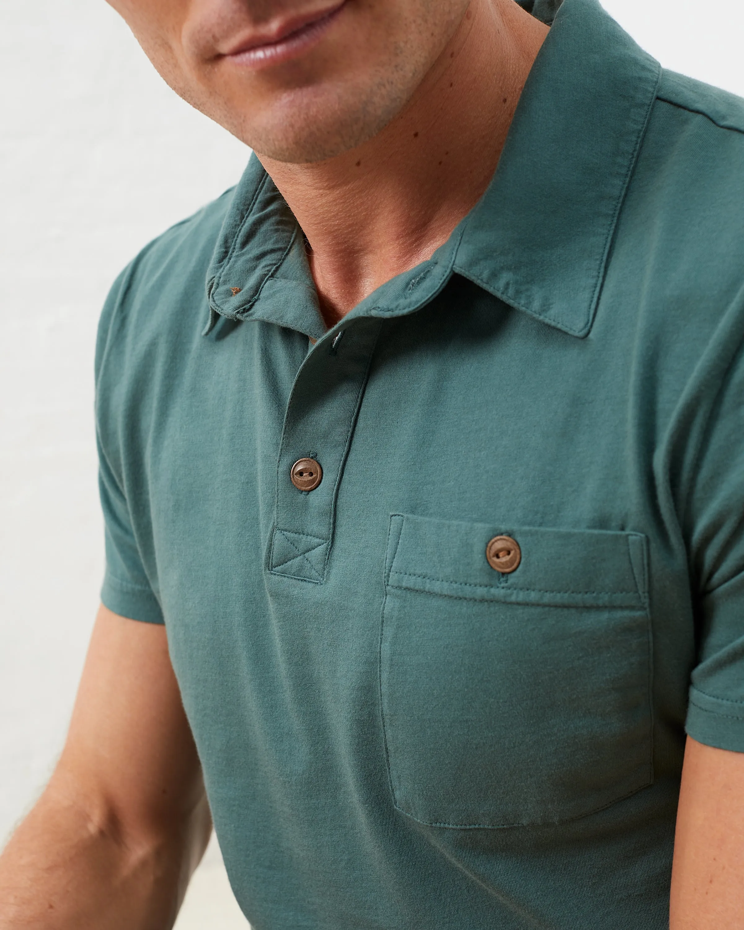 Clean Cotton Jersey Polo sold by UpWest product image thumbnail 5