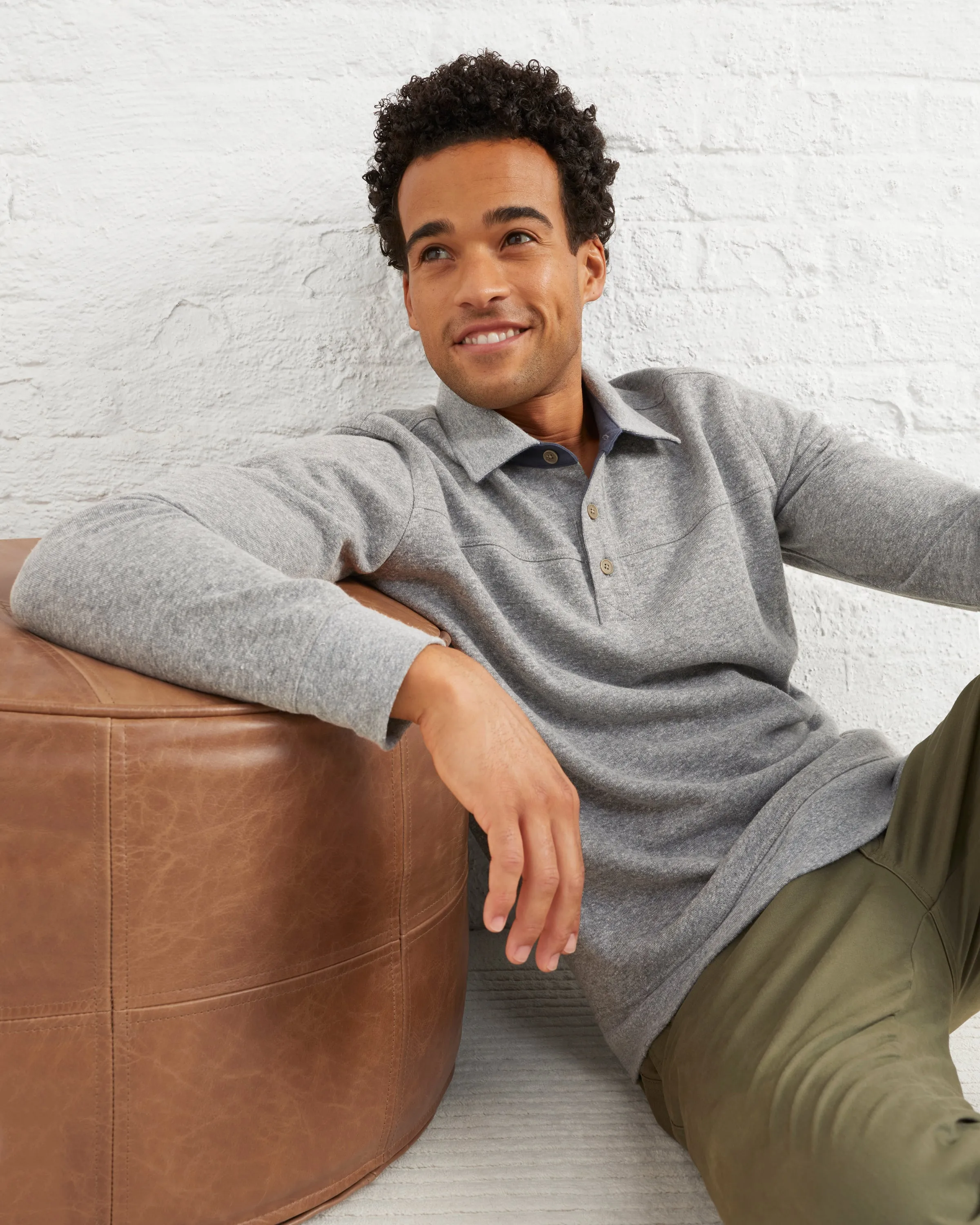 Hemp Sweatshirt Polo sold by UpWest product image thumbnail 5