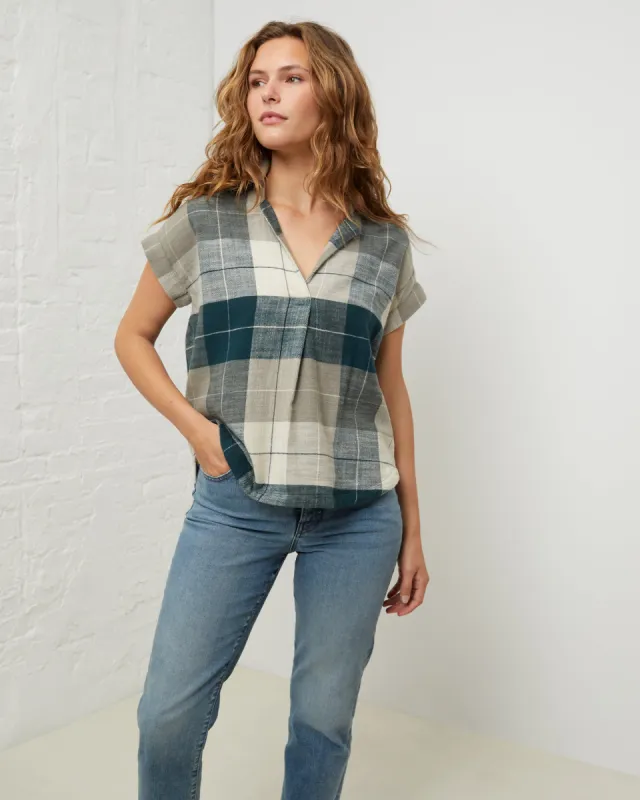 Easy Flannel Pullover sold by UpWest