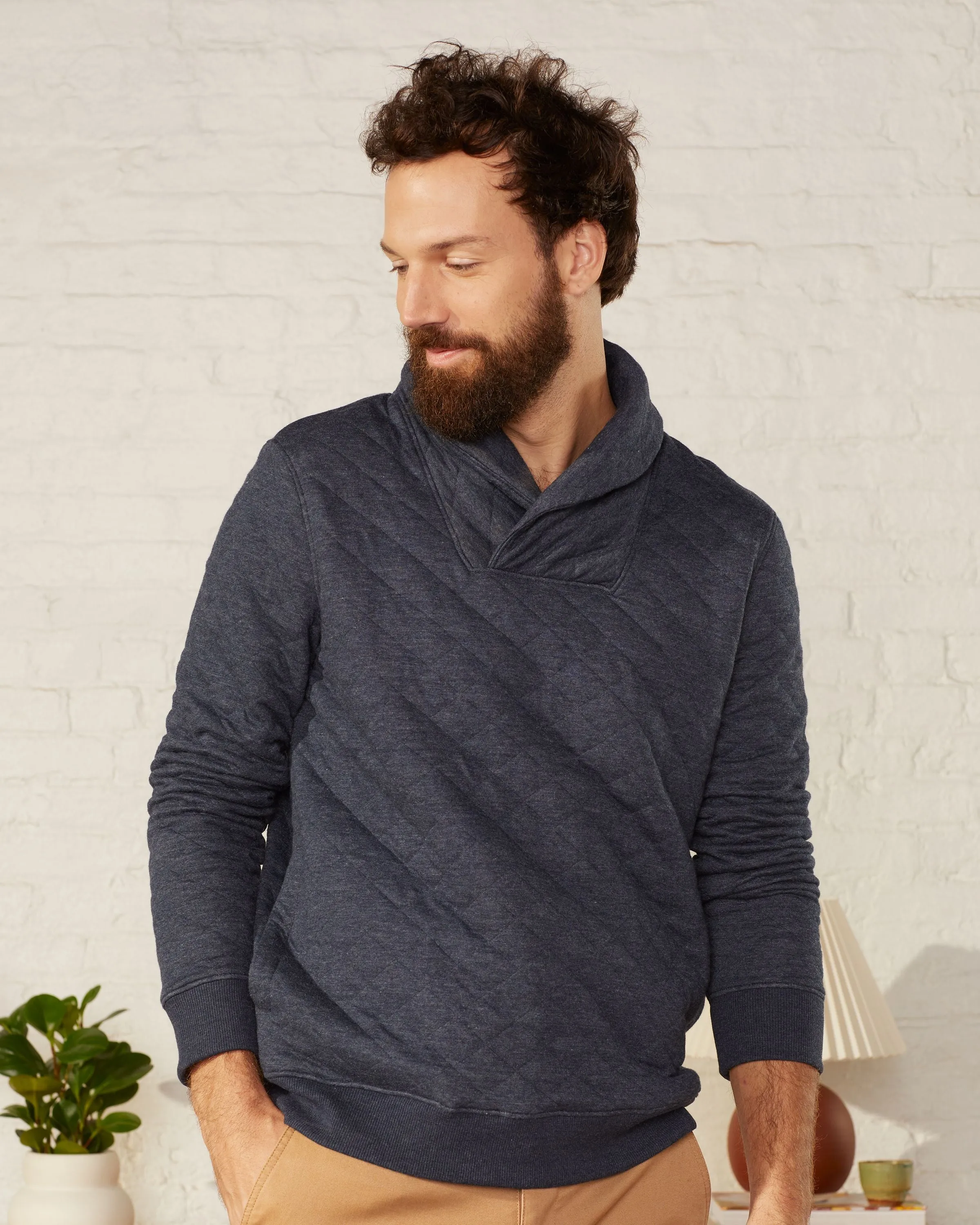 Quilted Pullover sold by UpWest