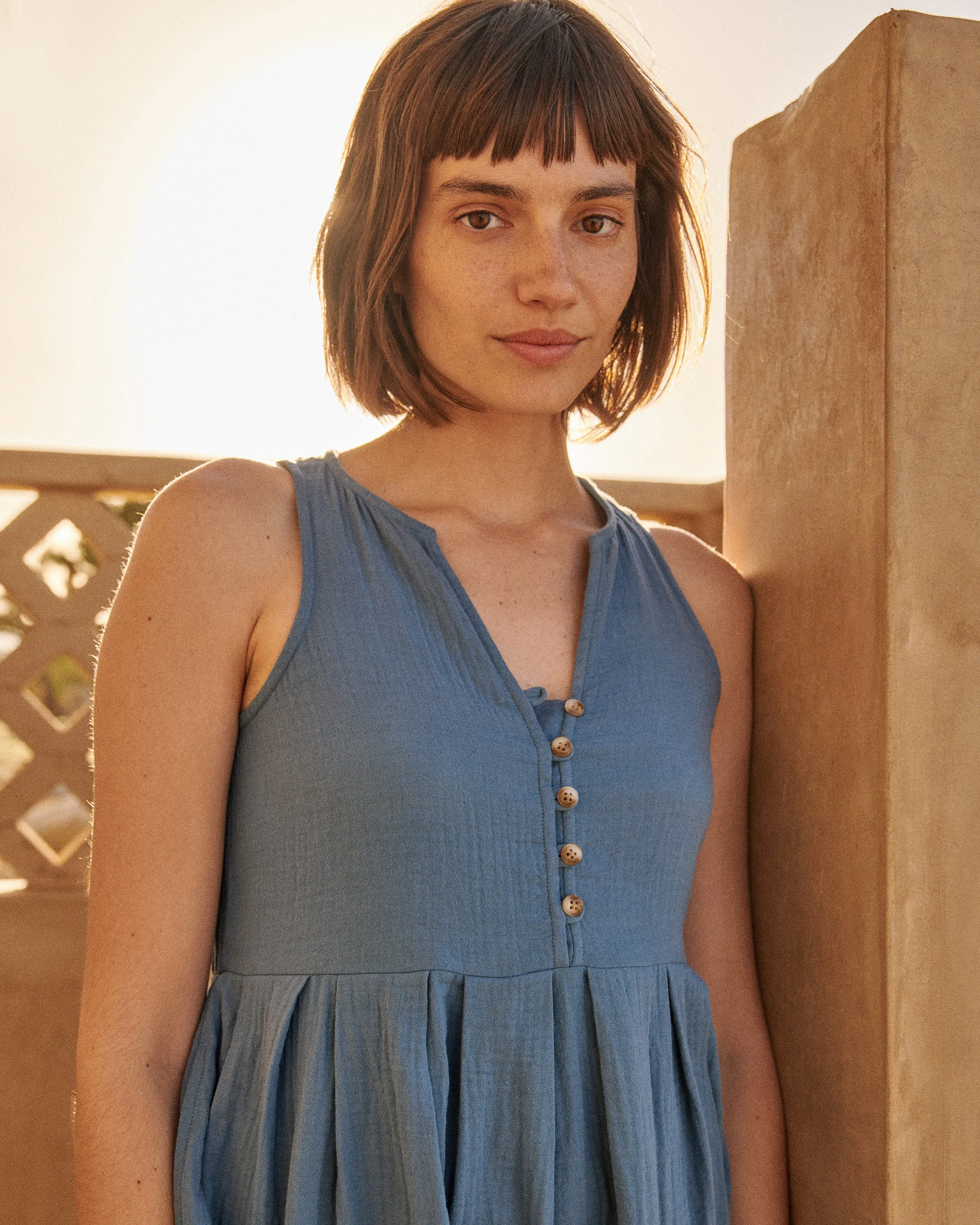 Coastal Cotton Tank Dress sold by UpWest product image thumbnail 2