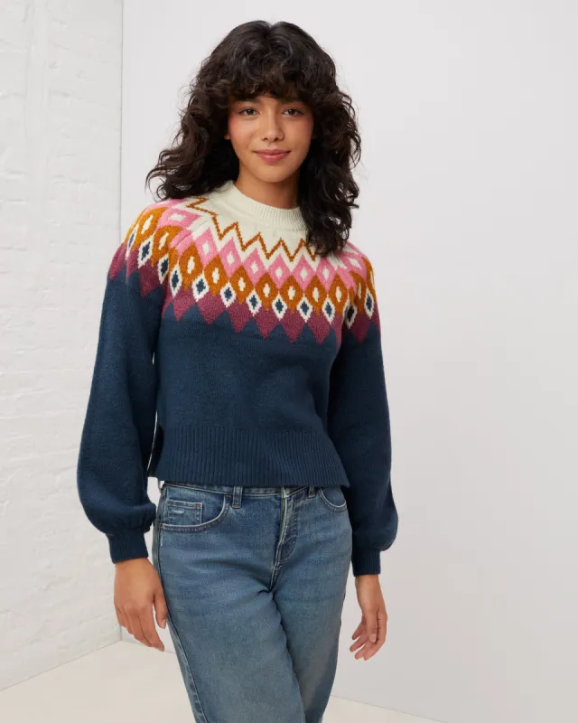 Comfy Vintage Fair Isle Sweater sold by UpWest