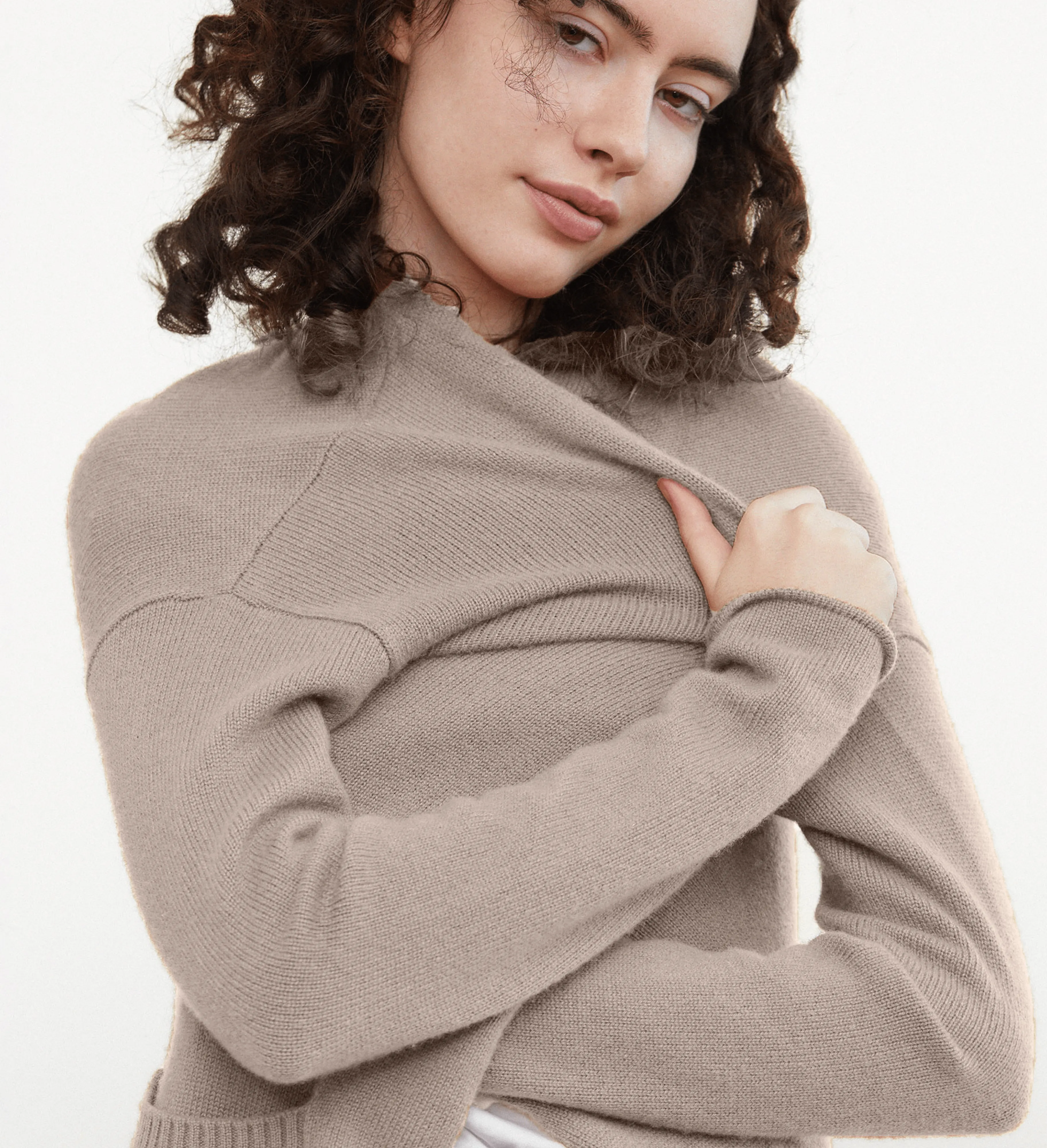 The Open Front Long Cashmere Cardigan with Pockets sold by State Cashmere product image thumbnail 2