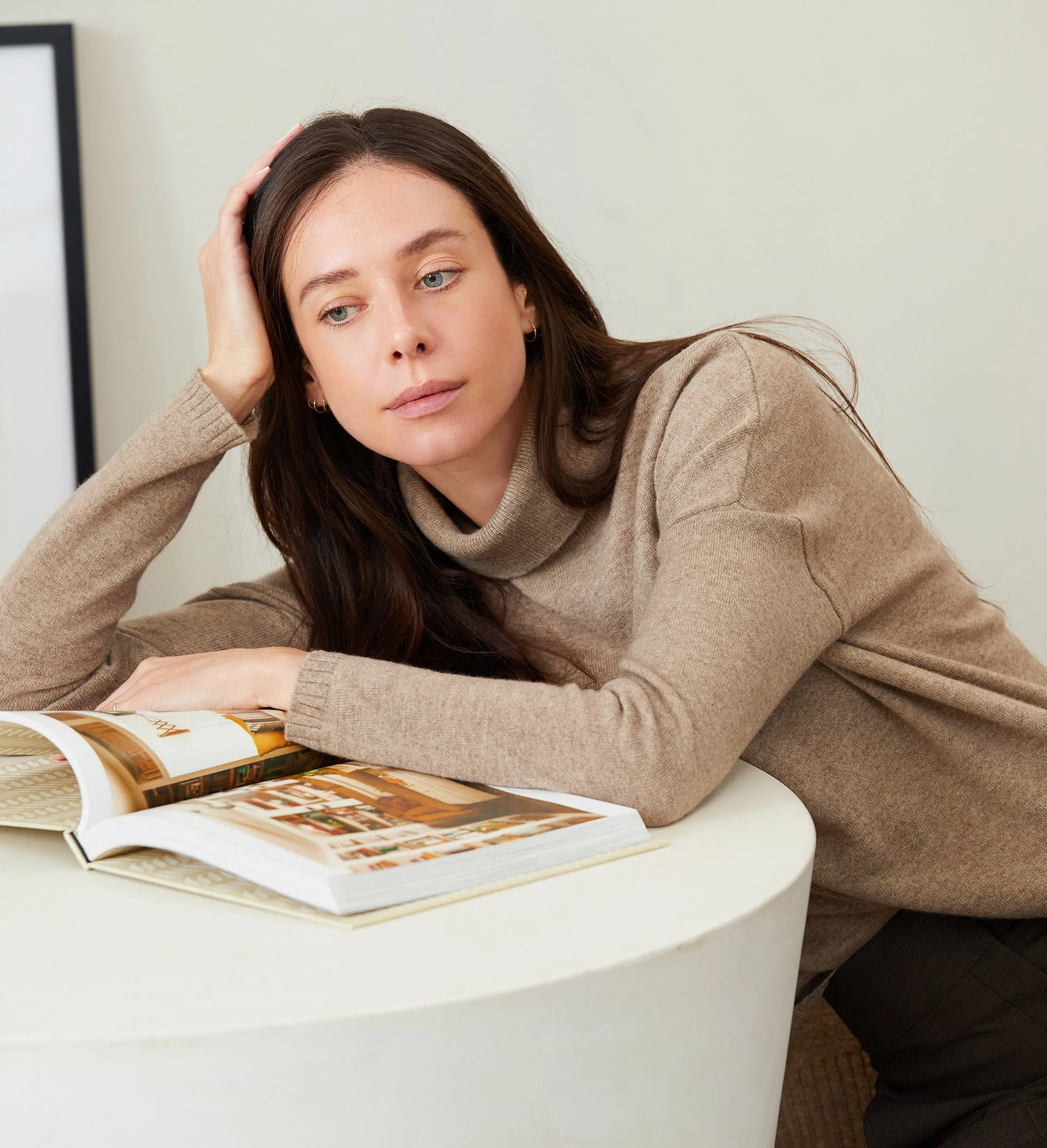 The Oversized Cashmere Turtleneck Sweater sold by State Cashmere product image thumbnail 2