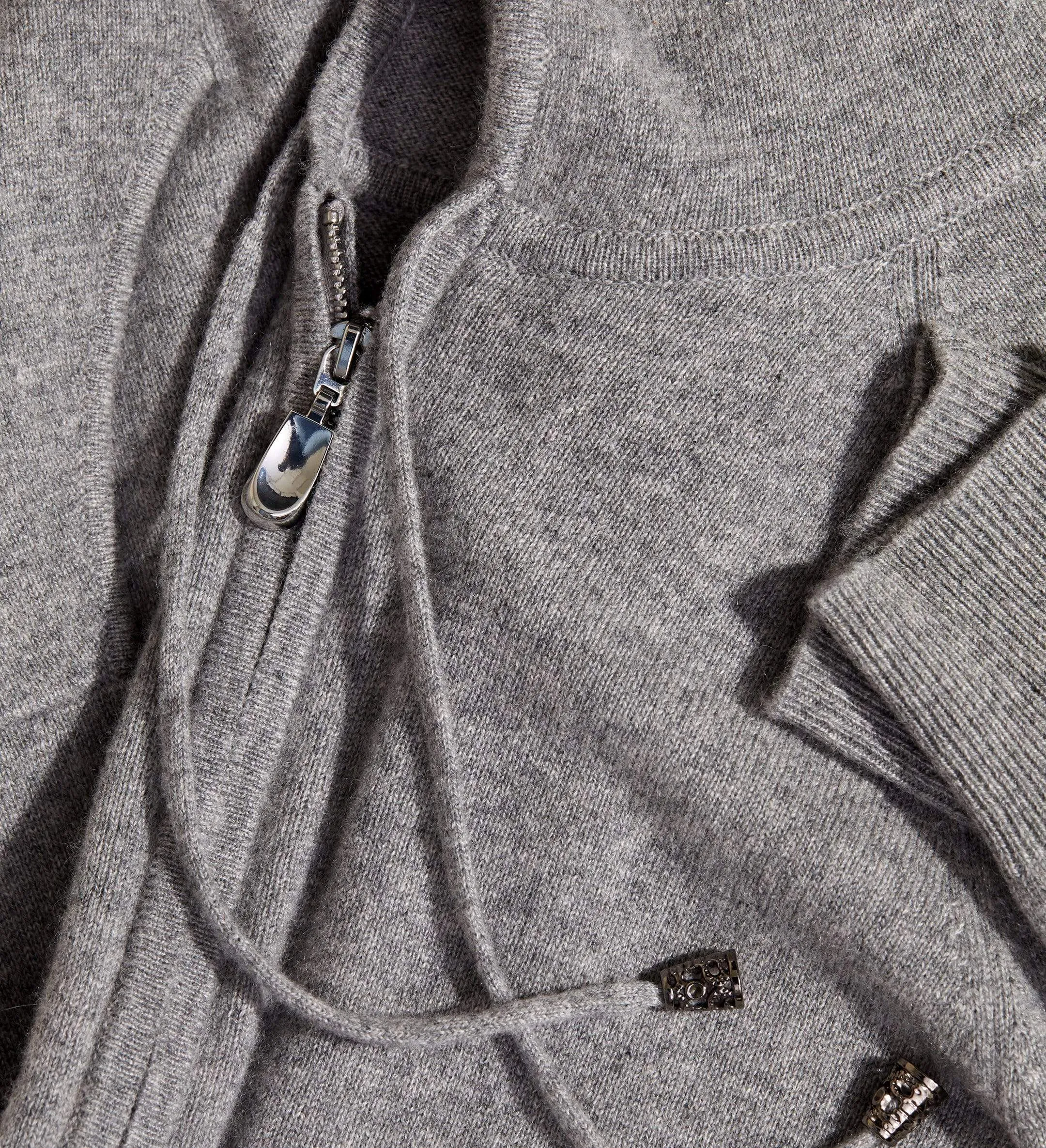 The Full Zip Cashmere Hoodie sold by State Cashmere product image thumbnail 5