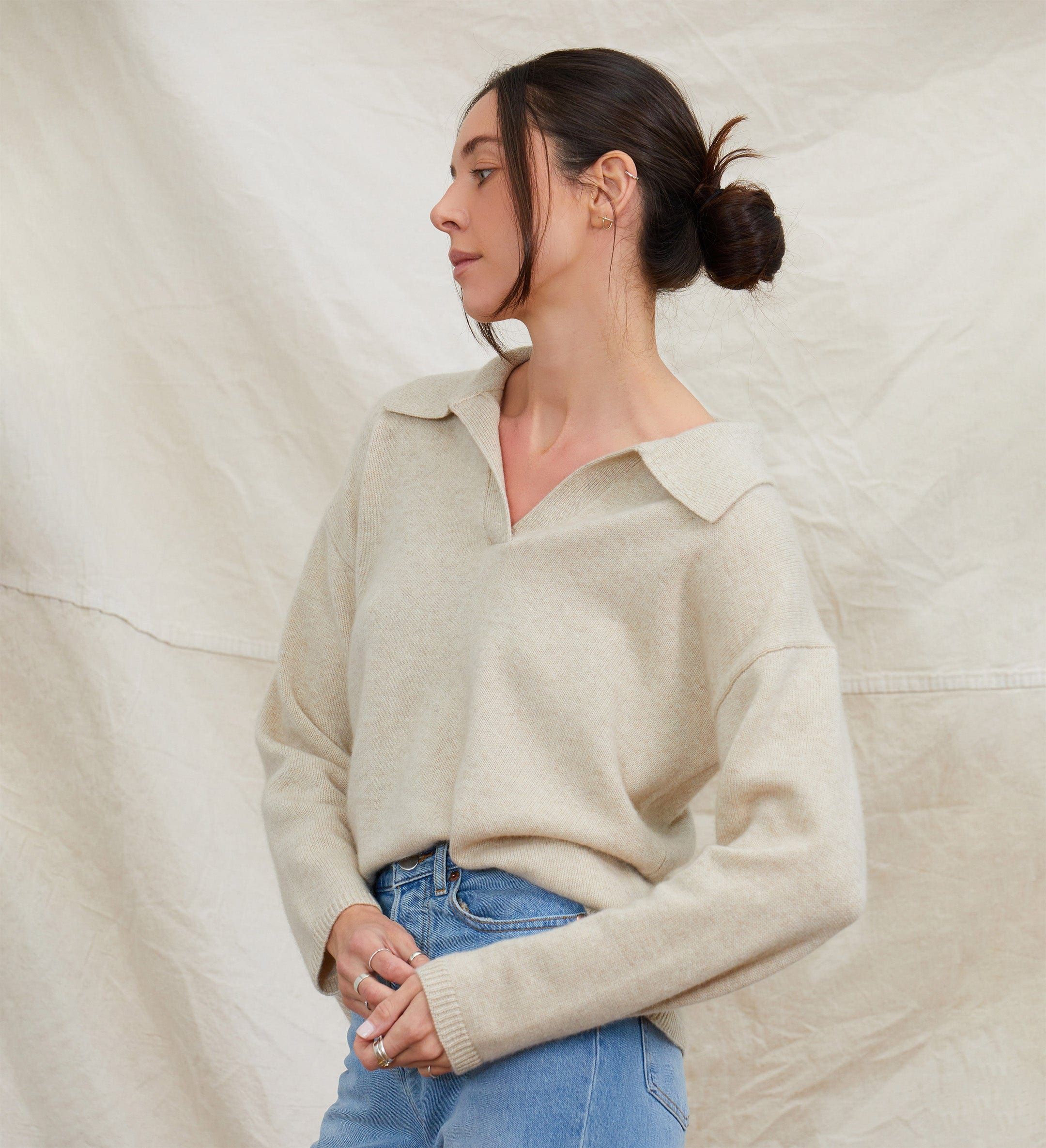 The Polo Collar Sweater sold by State Cashmere product image thumbnail 7