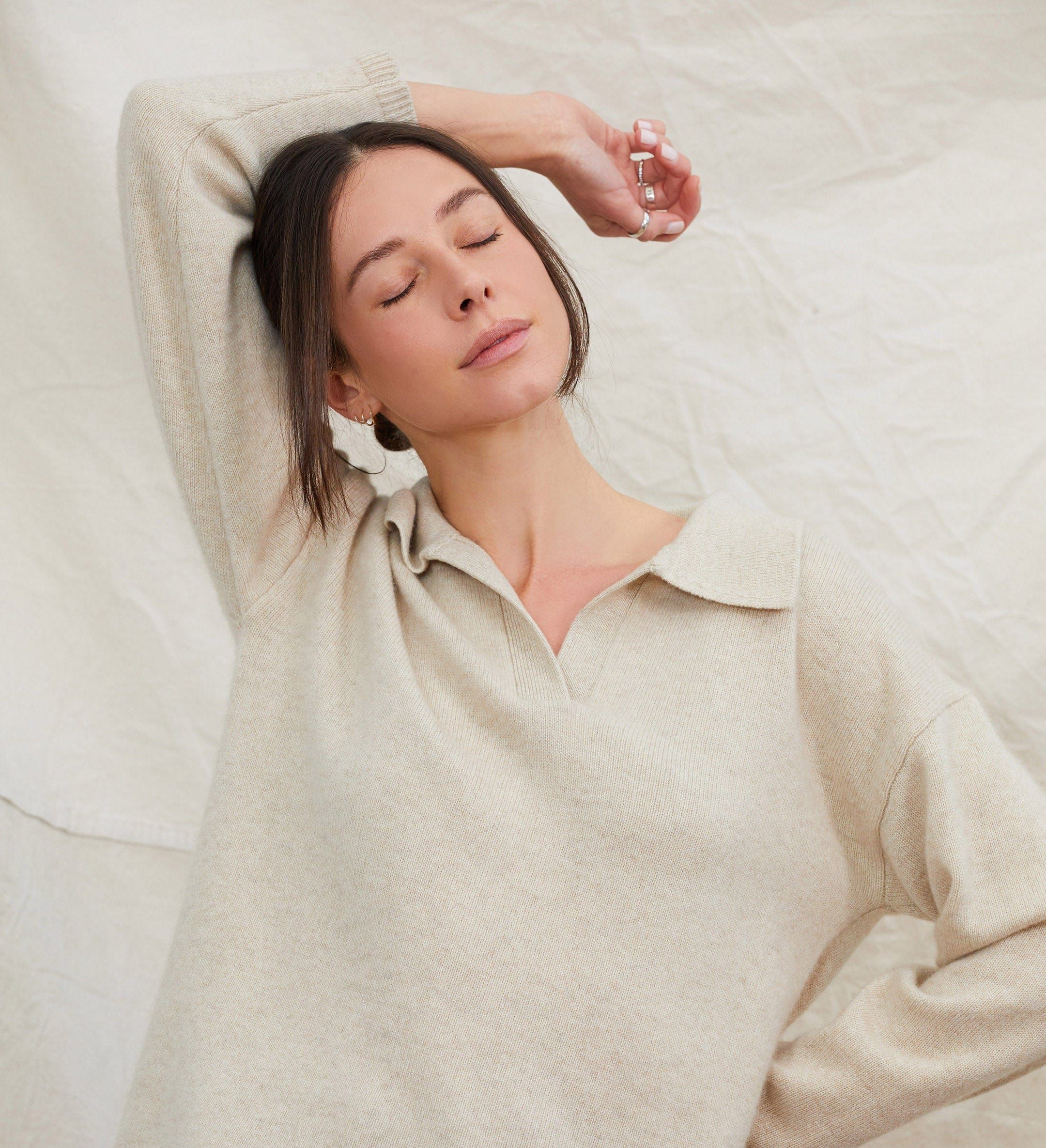 The Polo Collar Sweater sold by State Cashmere product image thumbnail 6