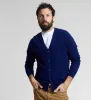 The V-Neck Button Down Cashmere Cardigan with Pockets sold by State Cashmere