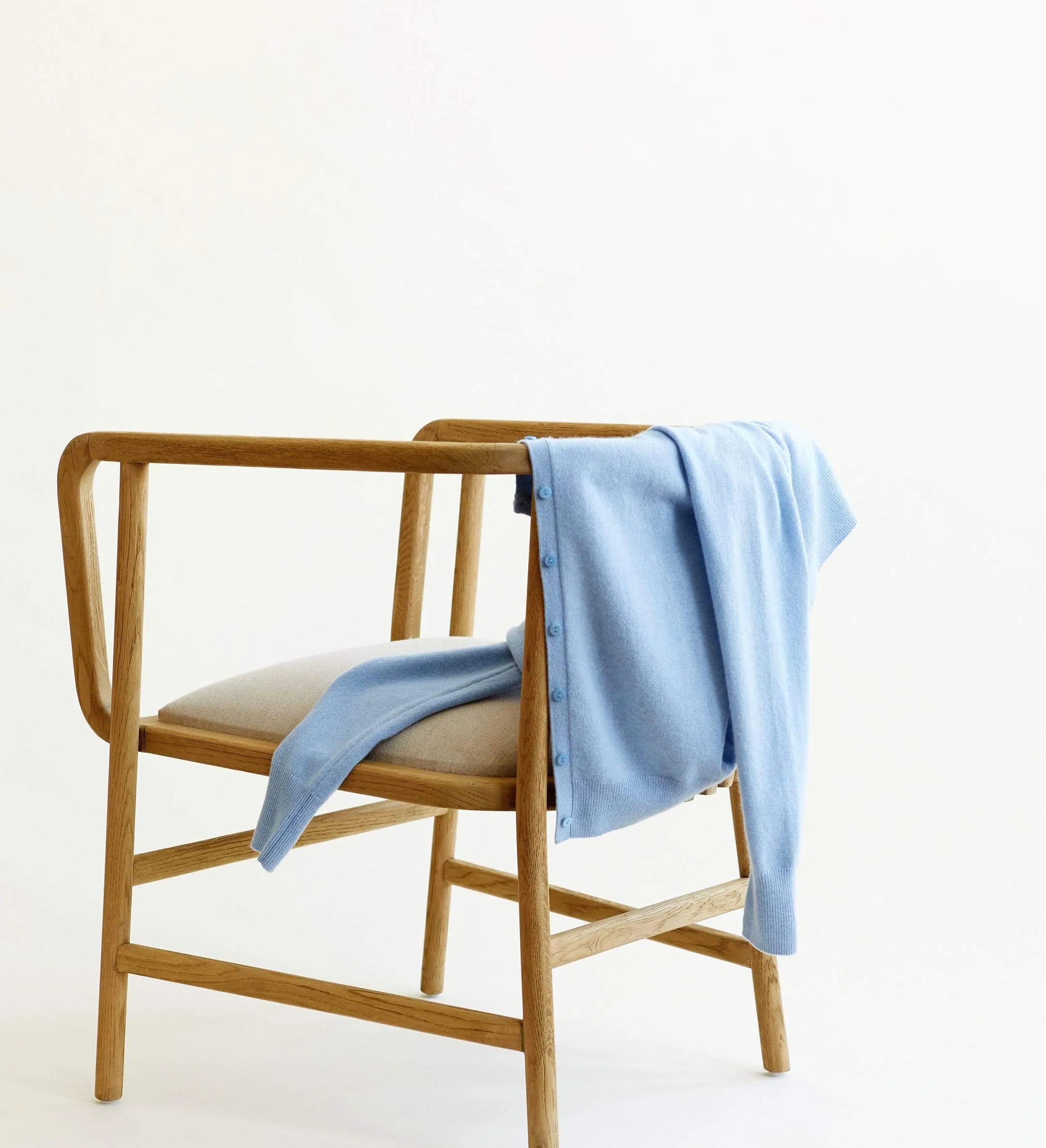 The Crewneck Button-Down Cashmere Cardigan sold by State Cashmere product image thumbnail 5