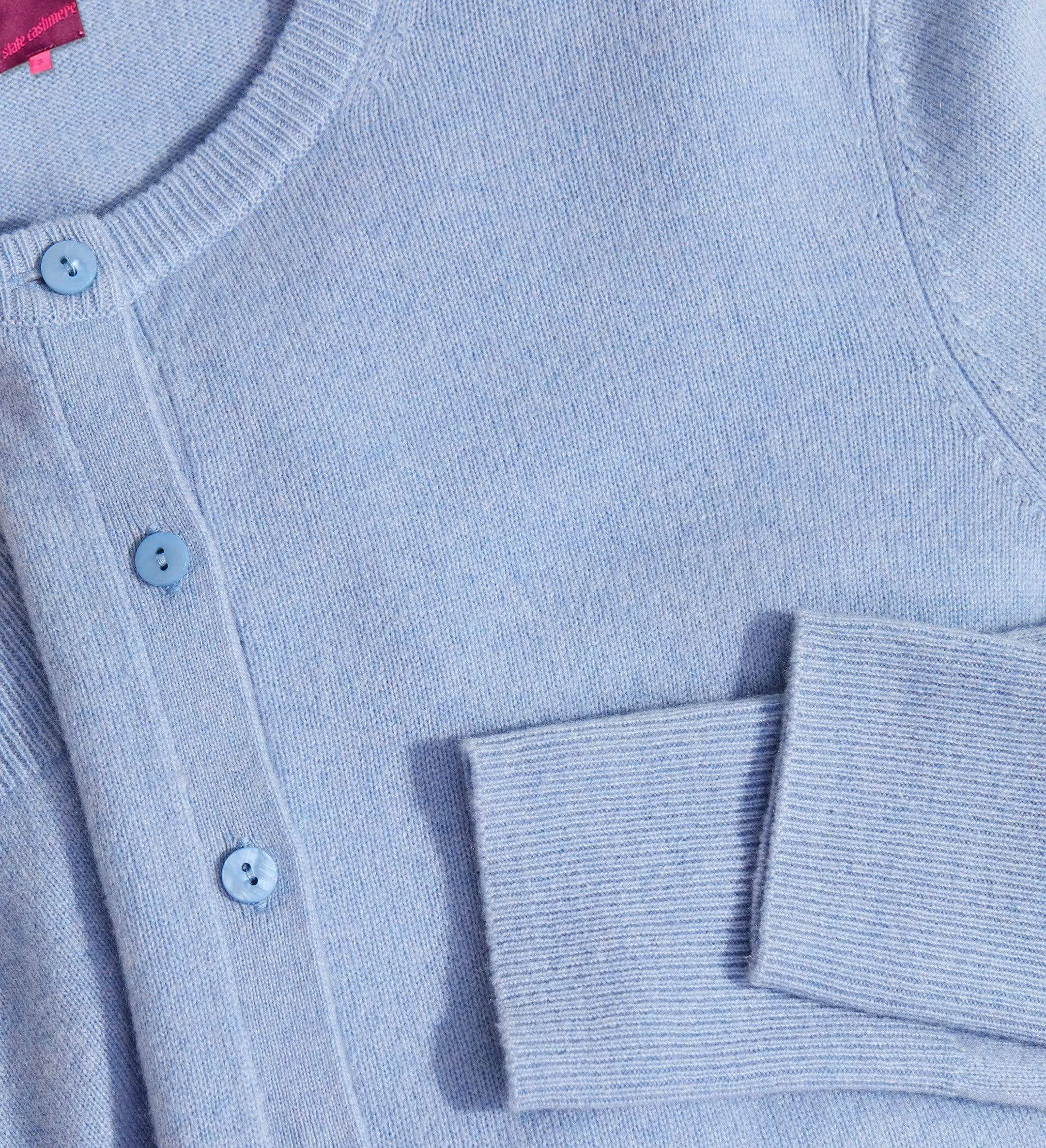 The Crewneck Button-Down Cashmere Cardigan sold by State Cashmere product image thumbnail 4