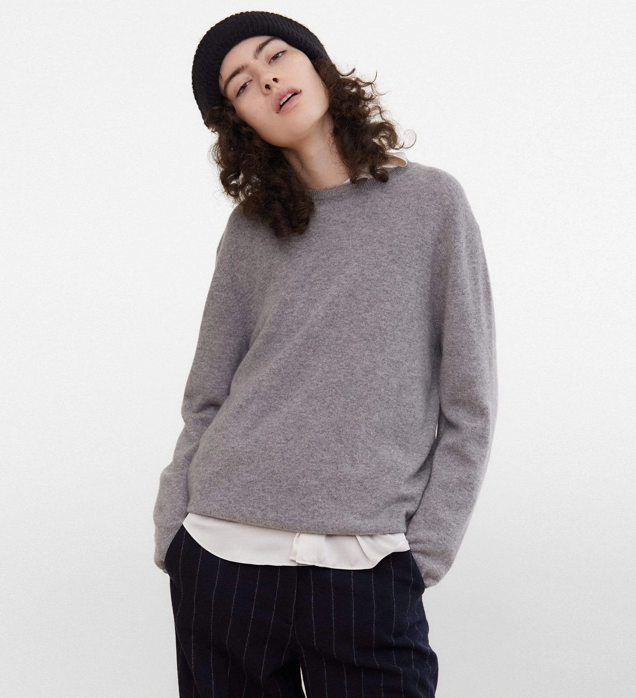 The Women’s Basic Crewneck Cashmere Sweater sold by State Cashmere product image thumbnail 5