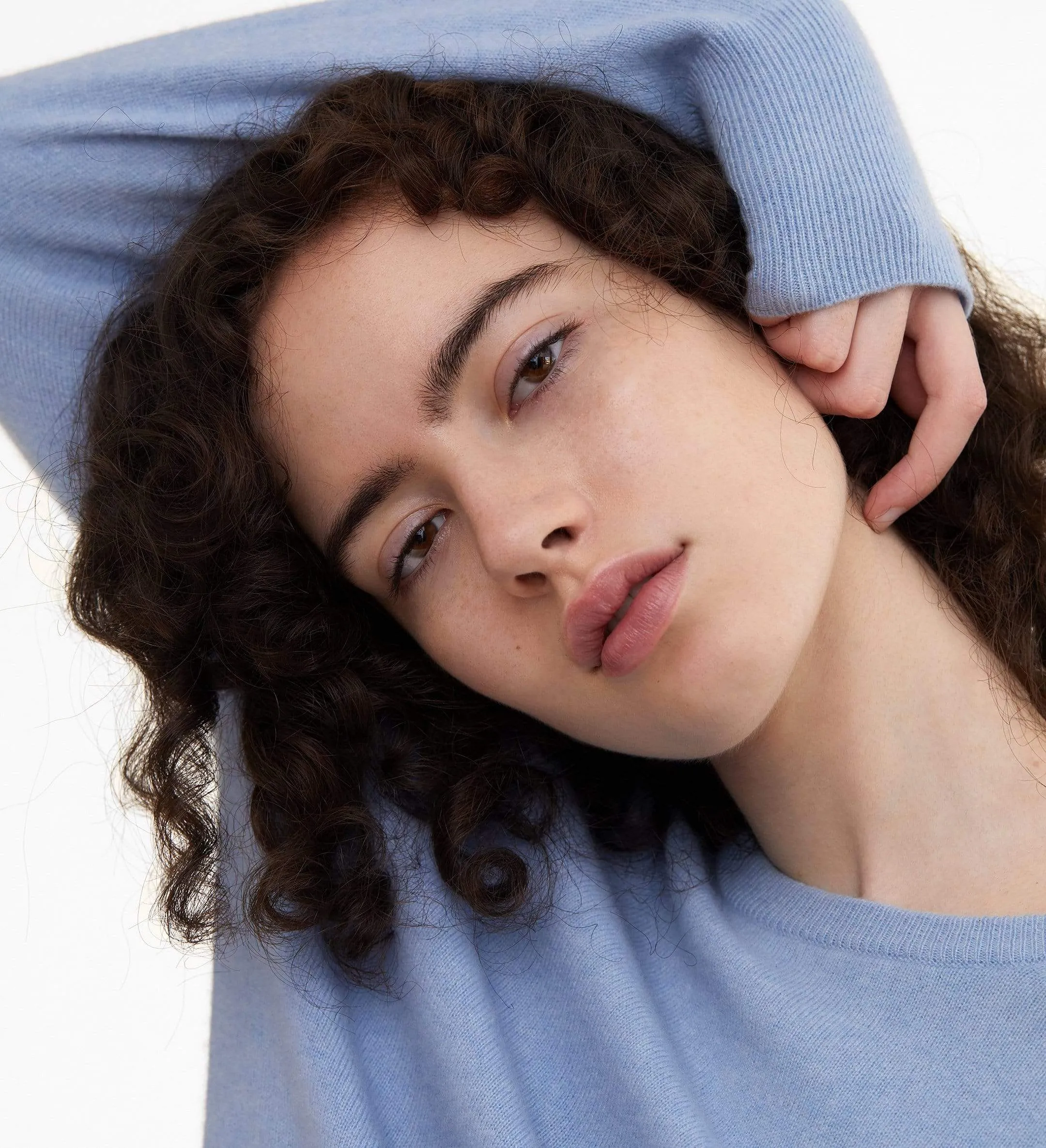 The Women’s Basic Crewneck Cashmere Sweater sold by State Cashmere product image thumbnail 3