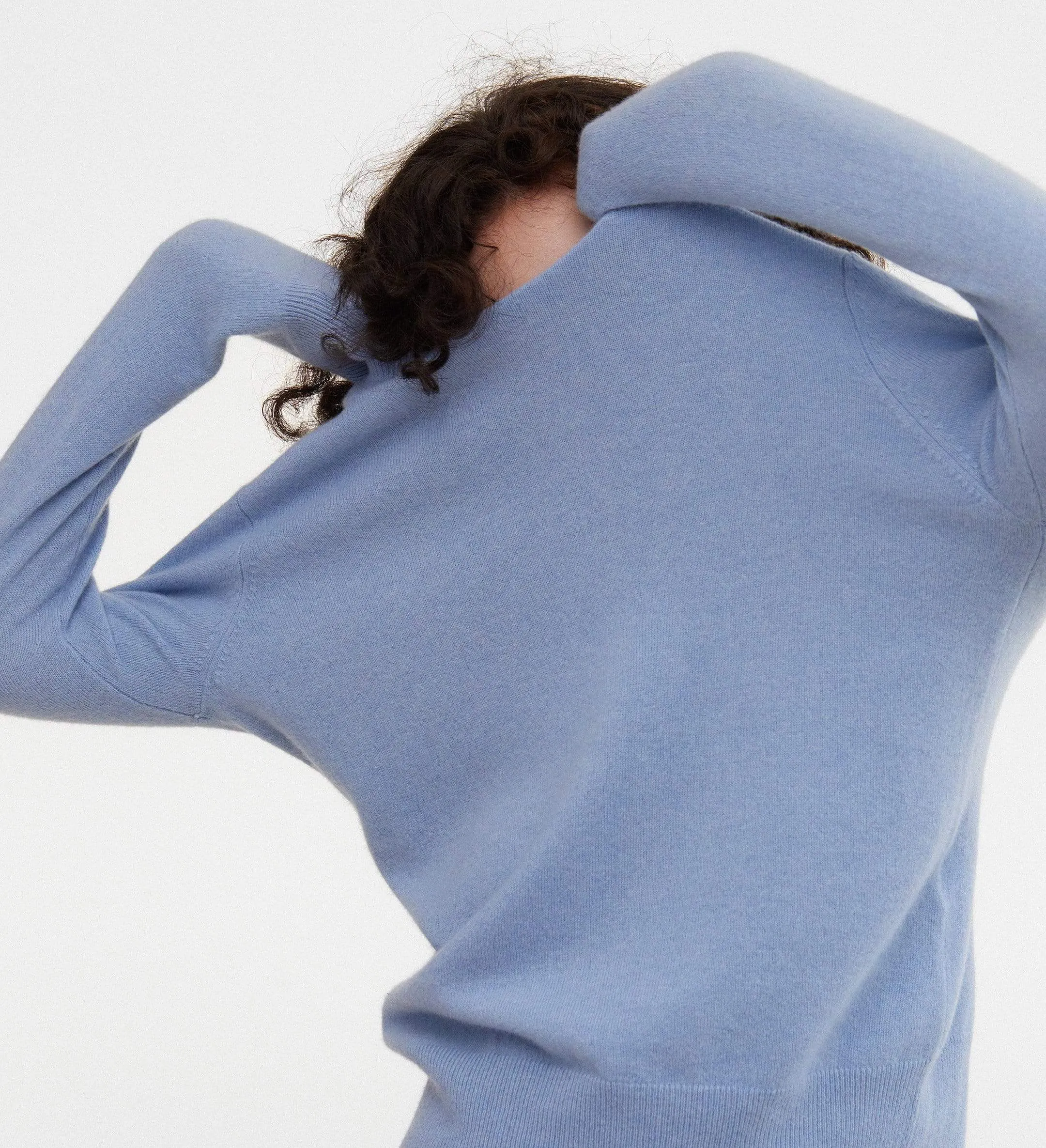 The Women’s Basic Crewneck Cashmere Sweater sold by State Cashmere product image thumbnail 4