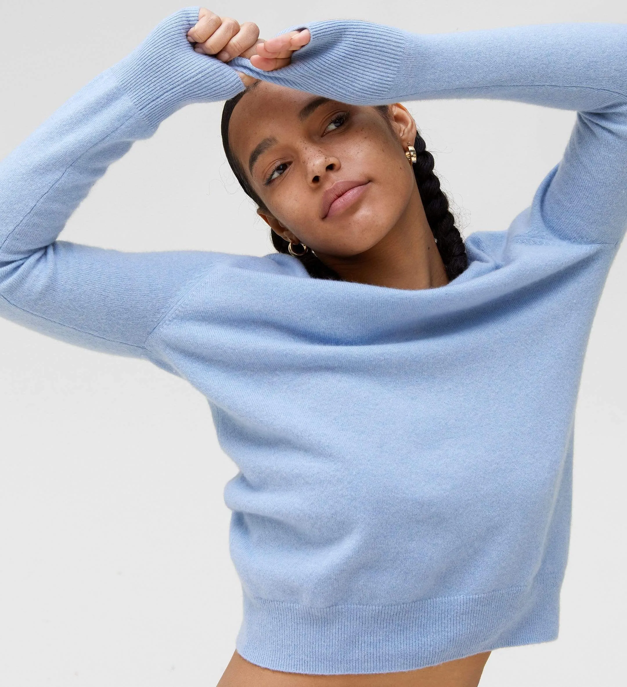The Women's Basic V-Neck Cashmere Sweater sold by State Cashmere product image thumbnail 3