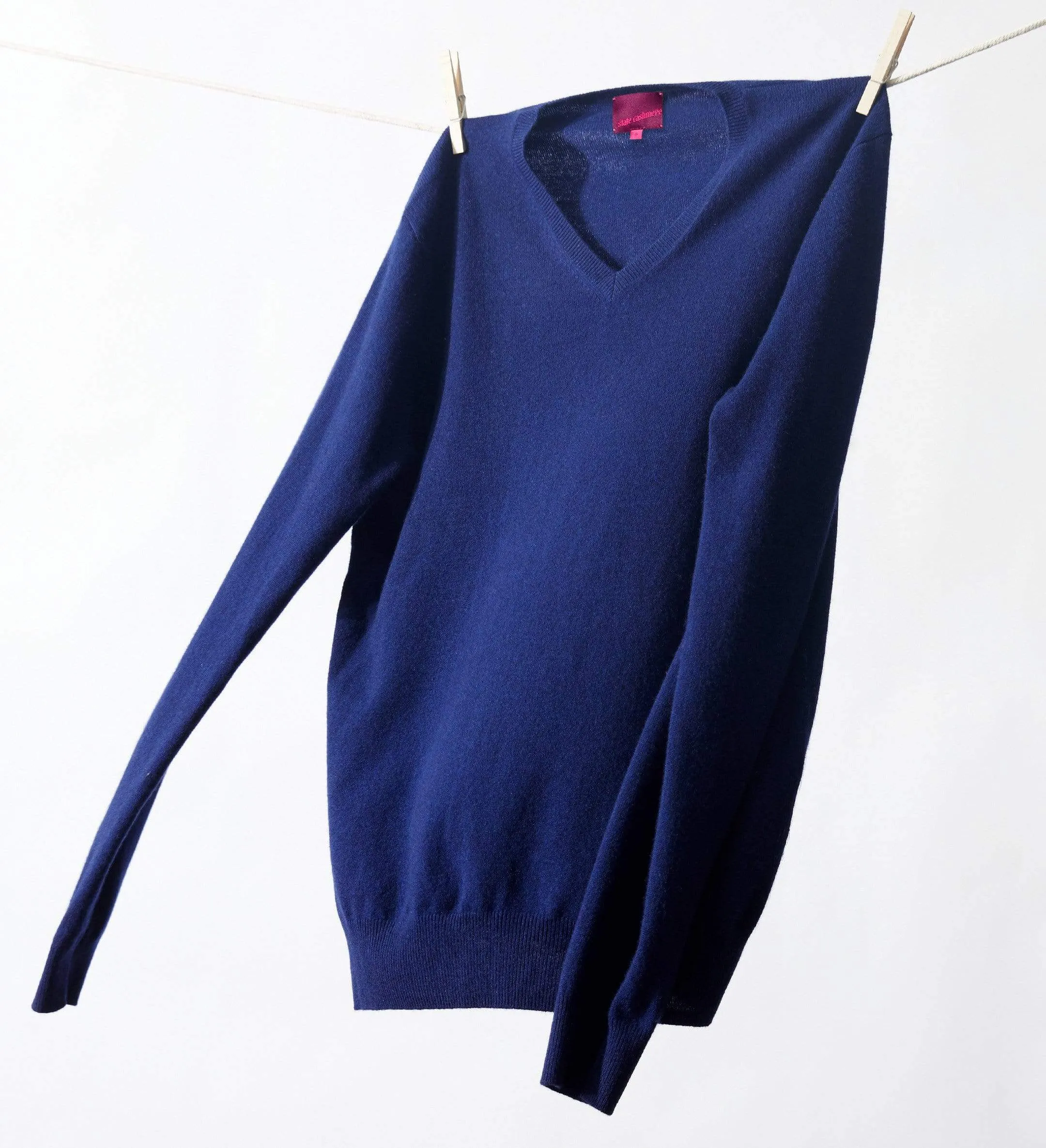 The Men's Basic V-Neck Cashmere Sweater sold by State Cashmere product image thumbnail 4