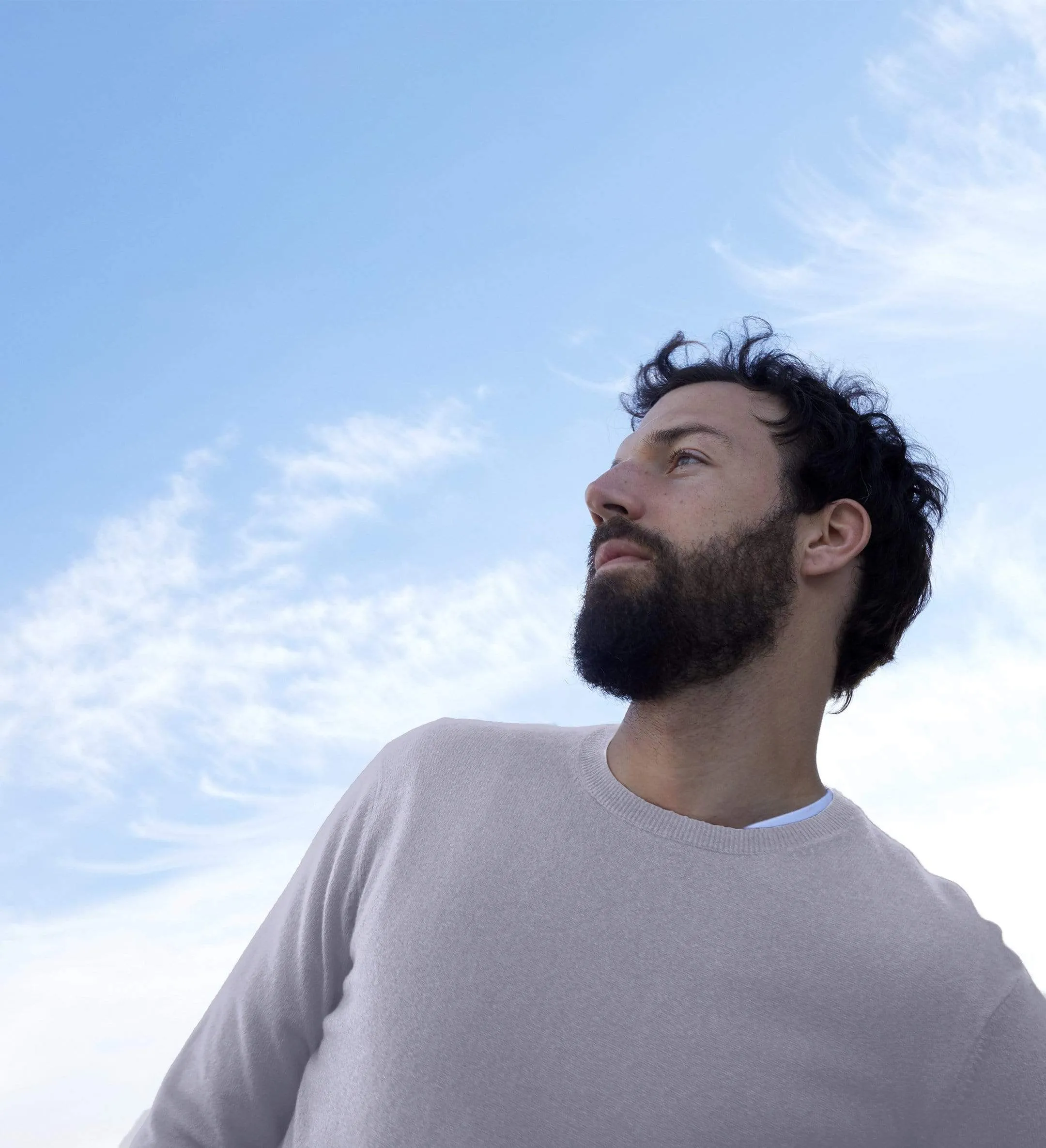 The Men’s Basic Crewneck Cashmere Sweater sold by State Cashmere product image thumbnail 4