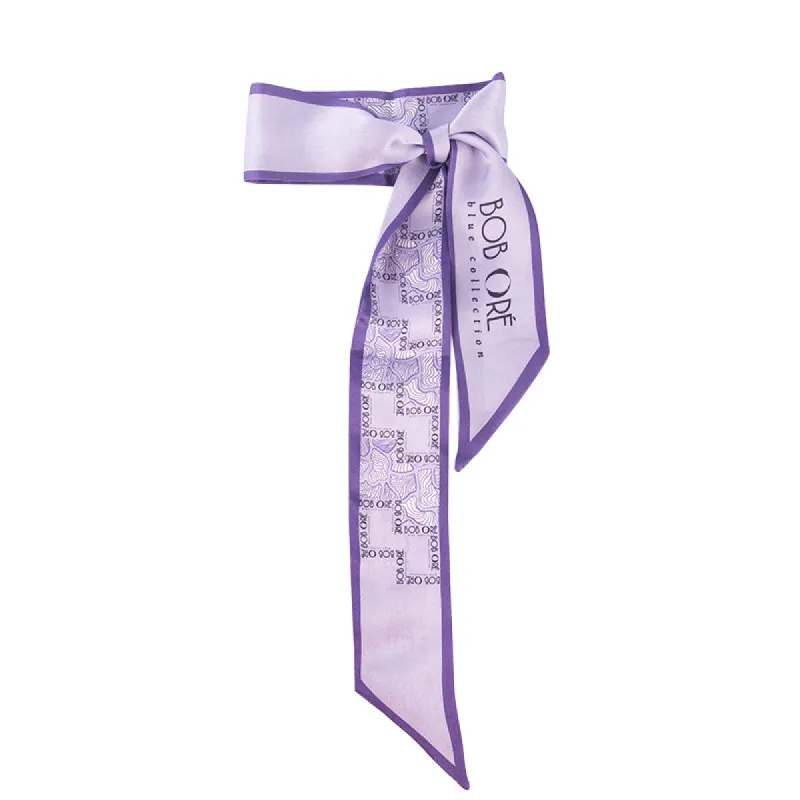 Twilly Silk Scarf, Periwinkle sold by Bob Ore Blue Collection
