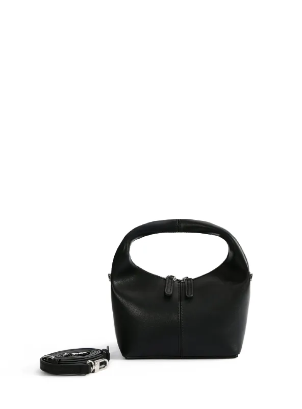 Rebecca Small Cutie Leather Bag, Black sold by Bob Ore Blue Collection