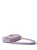 Jacqueline Leather Bag with Croc-Embossed Pattern, Purple sold by Bob Ore Blue Collection