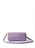 Jacqueline Leather Bag with Croc-Embossed Pattern, Purple sold by Bob Ore Blue Collection