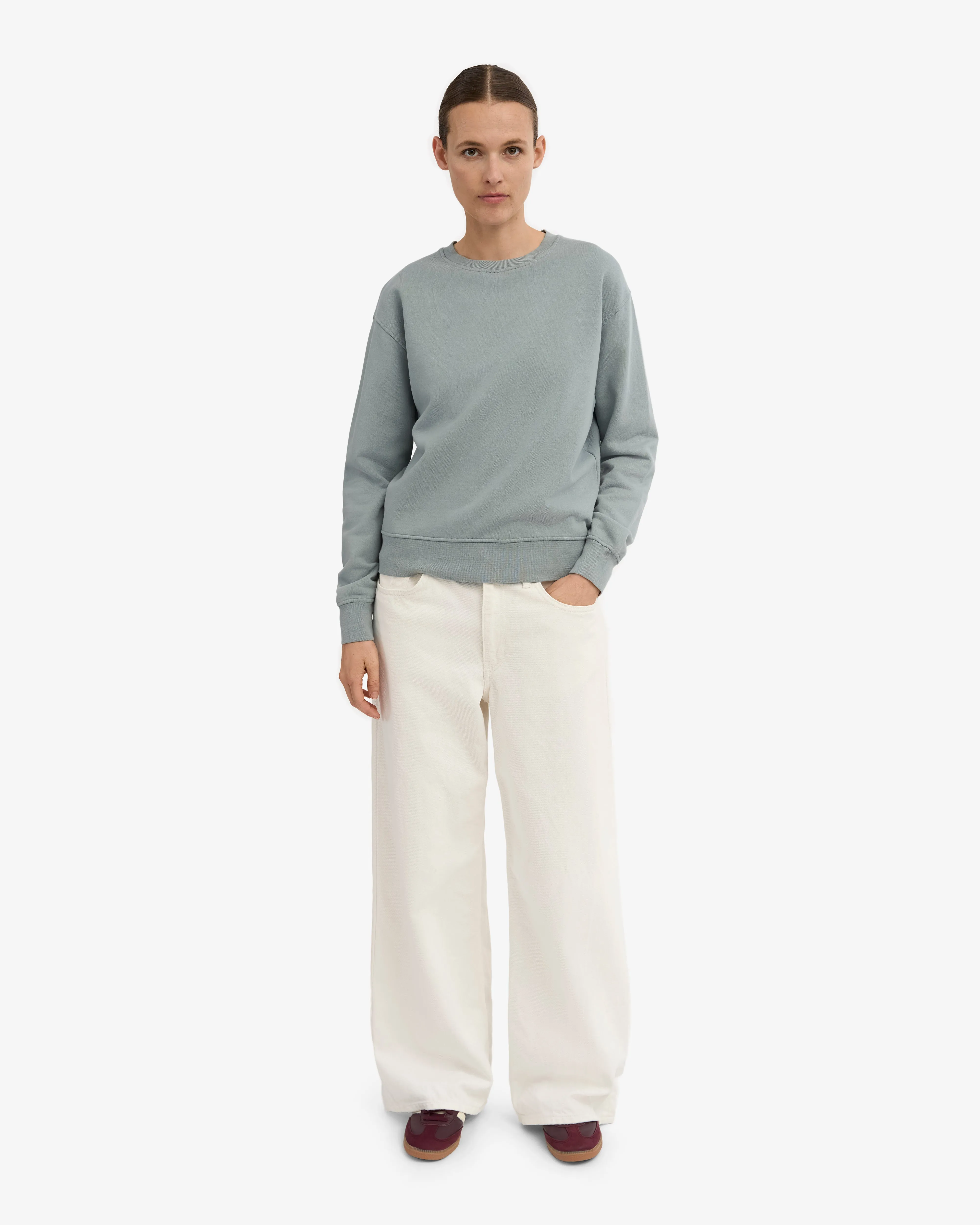 Women Classic Organic Crew - Raspberry Pink sold by Colorful Standard product image thumbnail 5