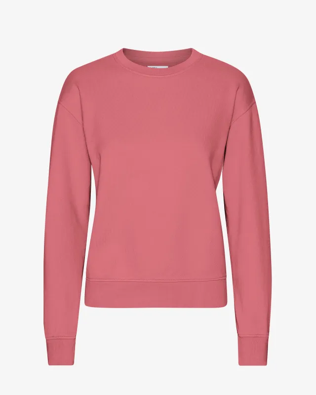 Women Classic Organic Crew - Raspberry Pink sold by Colorful Standard