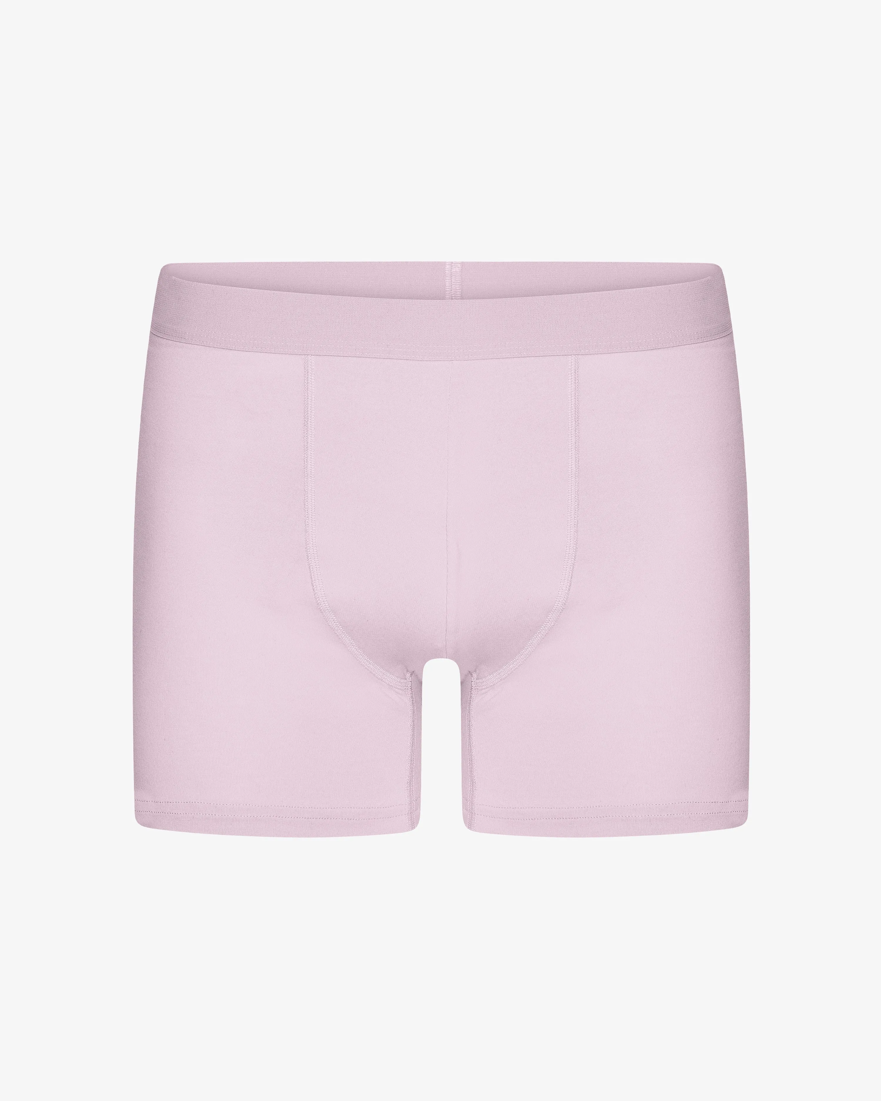 Classic Organic Boxer Briefs - Faded Pink sold by Colorful Standard