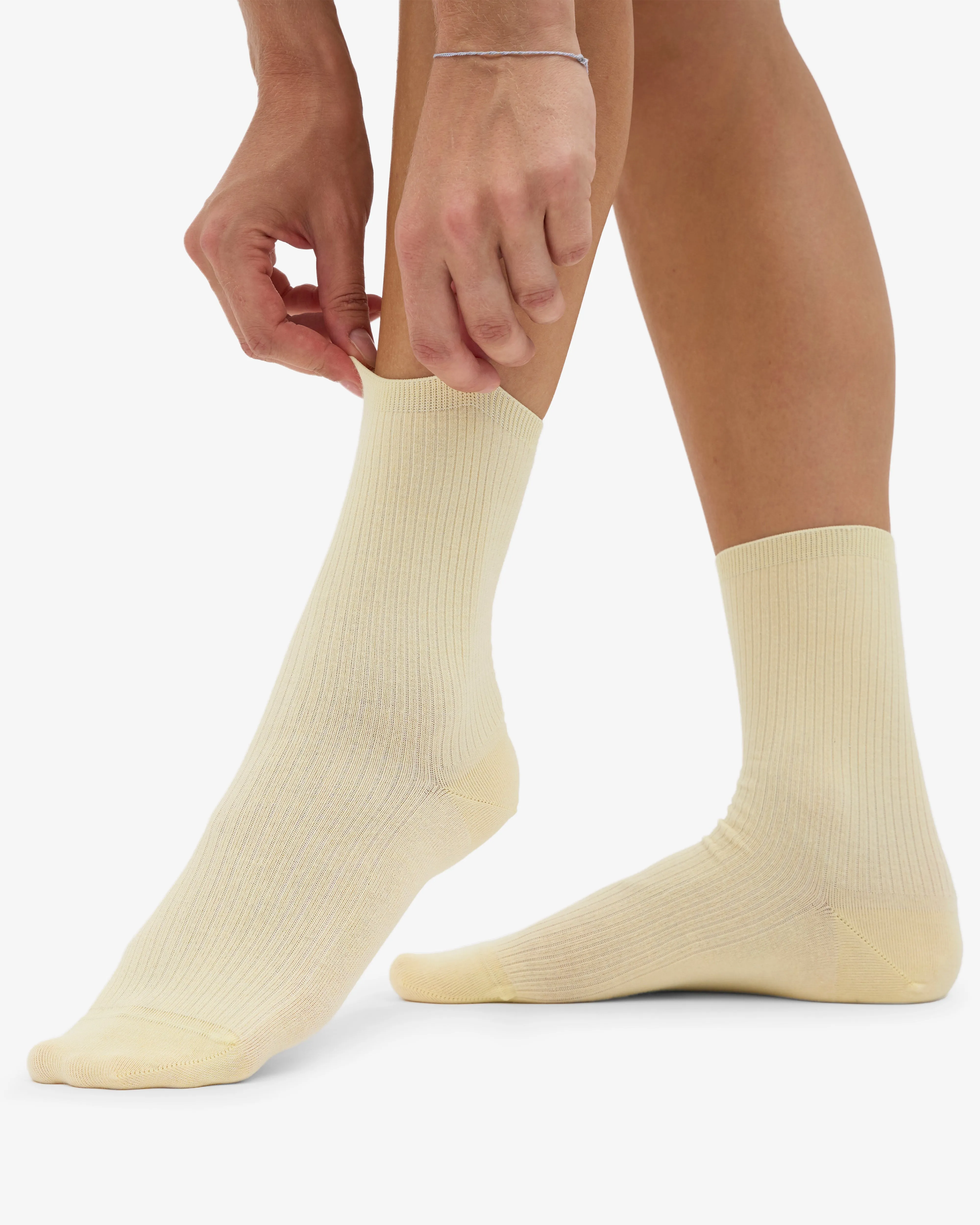 Women Classic Organic Sock - Soft Yellow (3-Pack) sold by Colorful Standard product image thumbnail 4