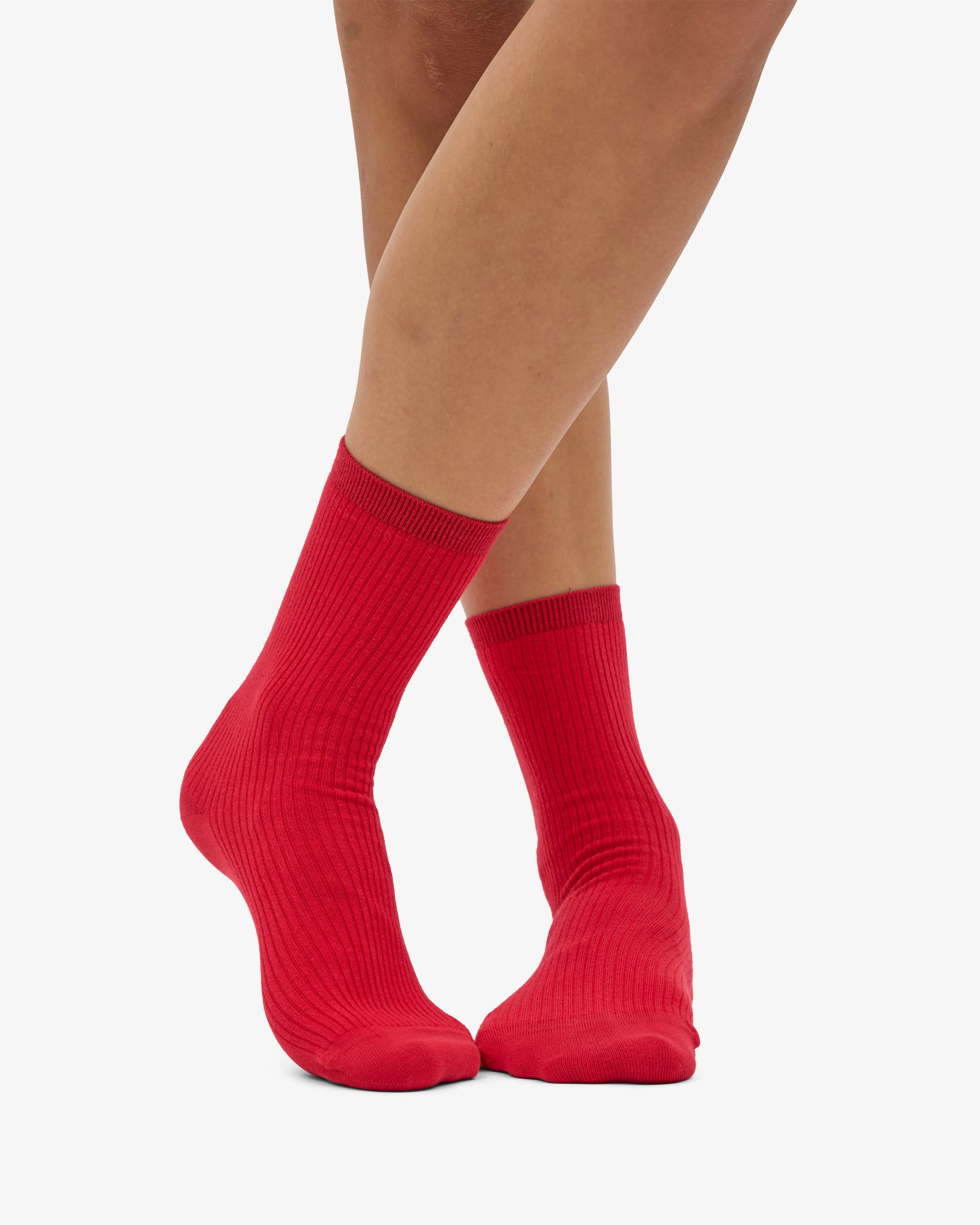 Women Classic Organic Sock - Scarlet Red (3-Pack) sold by Colorful Standard product image thumbnail 2
