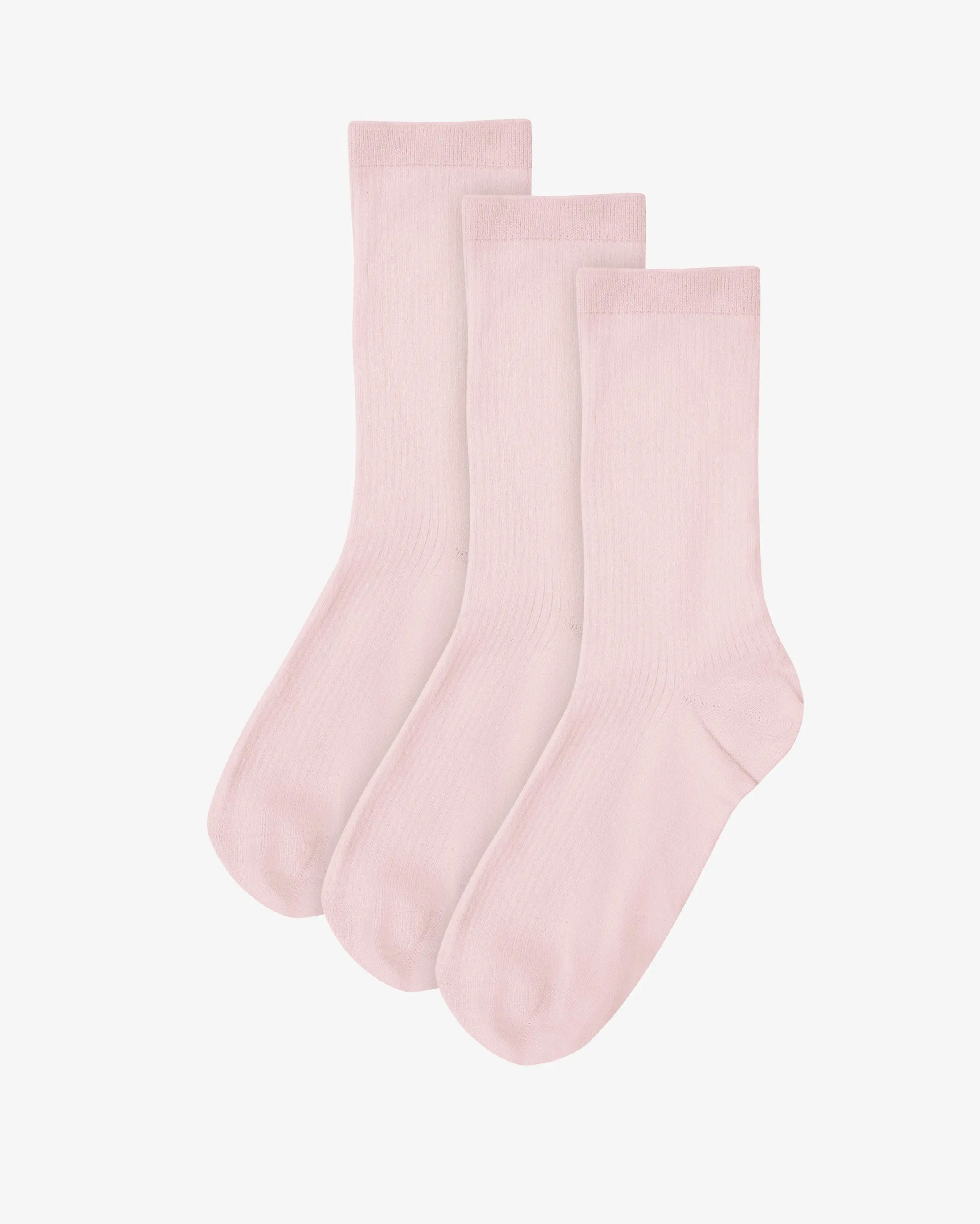 Women Classic Organic Sock - Faded Pink (3-Pack) sold by Colorful Standard