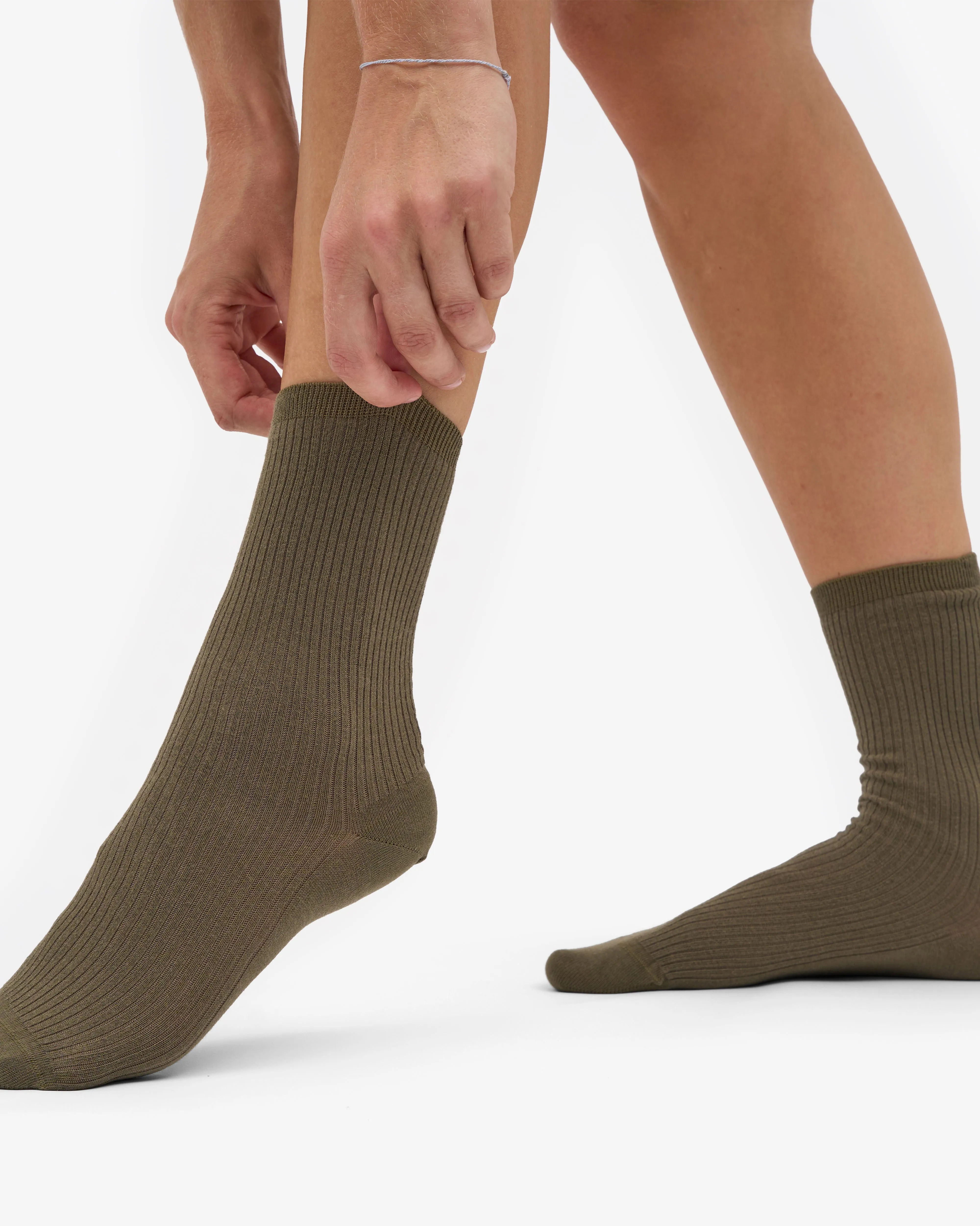 Women Classic Organic Sock - Dusty Olive (3-Pack) sold by Colorful Standard product image thumbnail 3