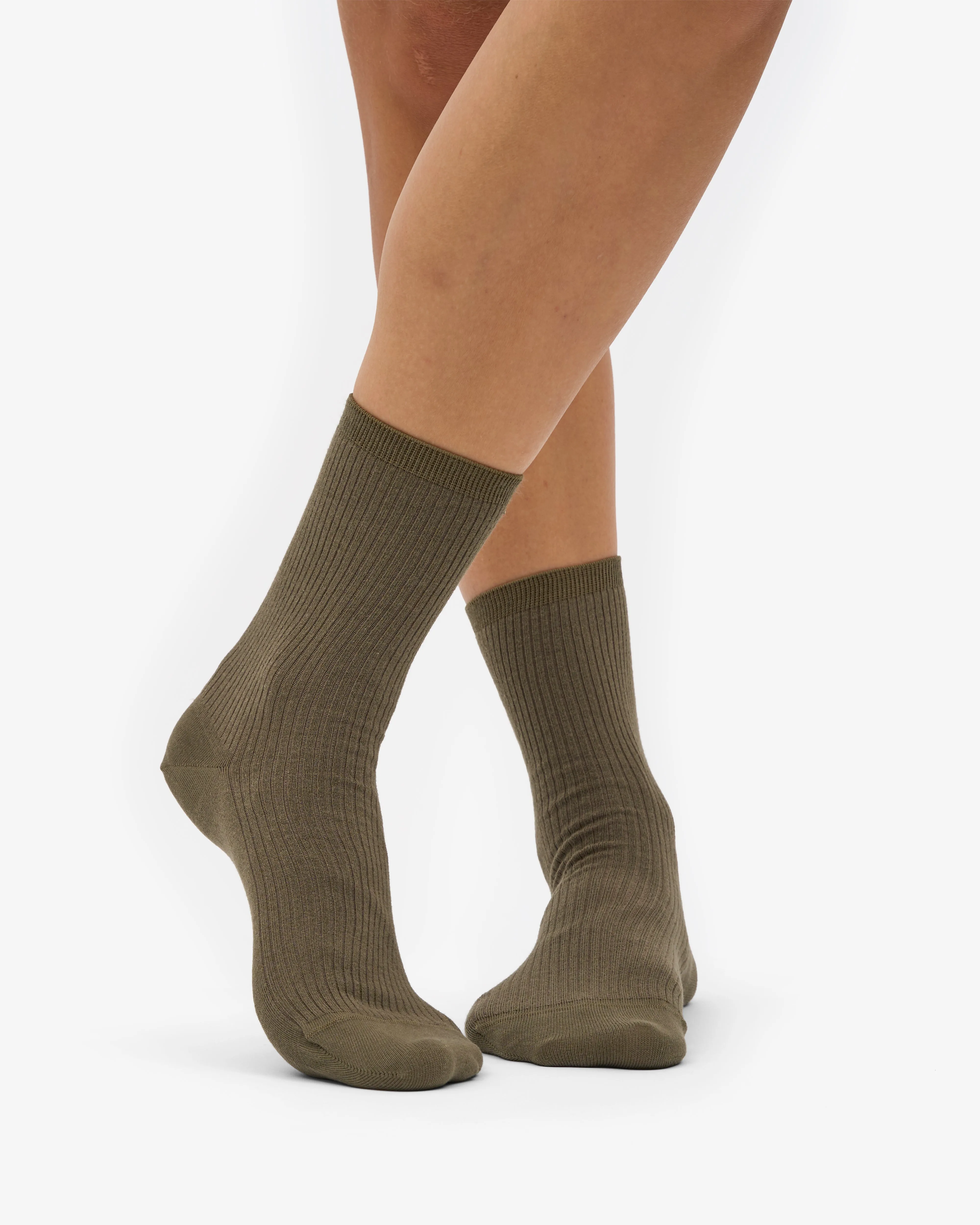 Women Classic Organic Sock - Dusty Olive (3-Pack) sold by Colorful Standard product image thumbnail 2